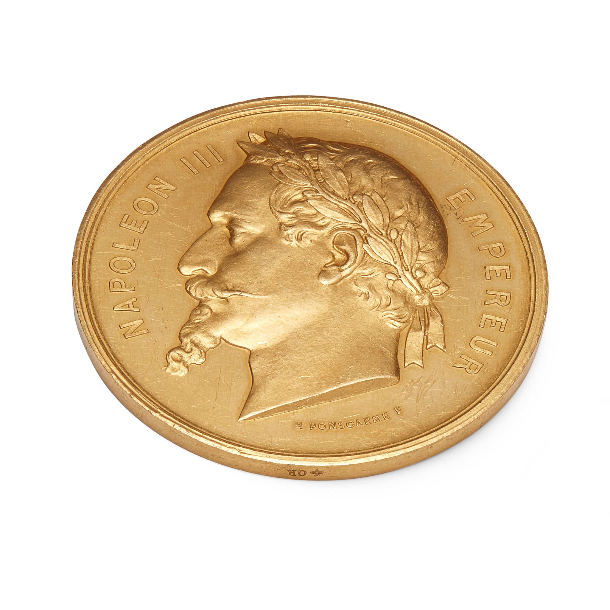 Exposition Universalle, De MDCCCLXVII a Paris medal to J Young