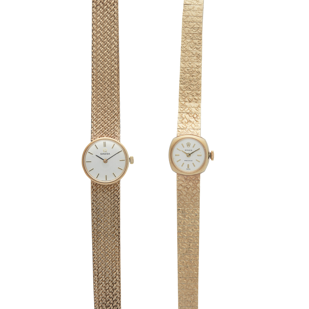 A lady's 9ct gold wrist watch, Rolex