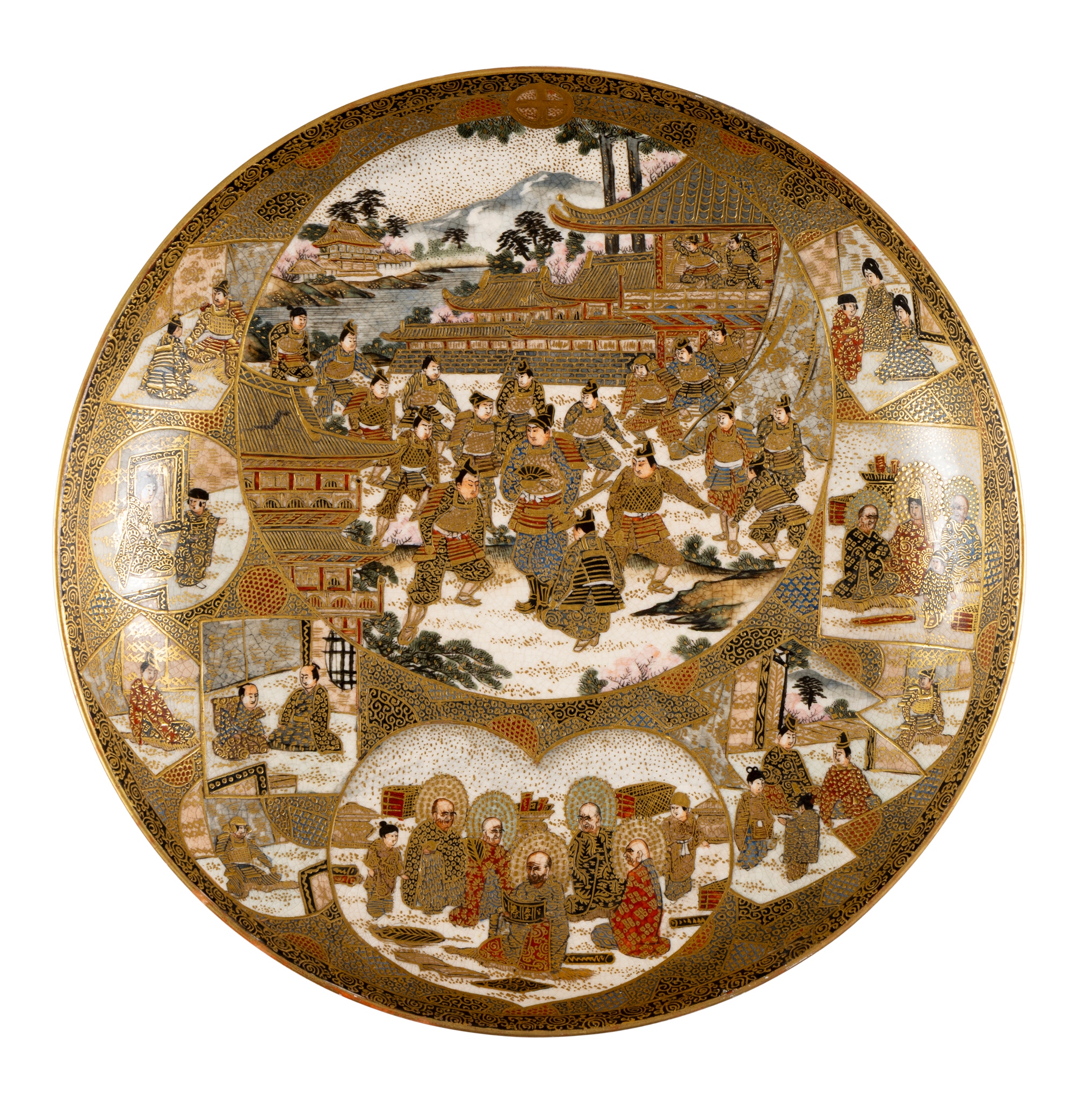 JAPANESE SATSUMA PLATE