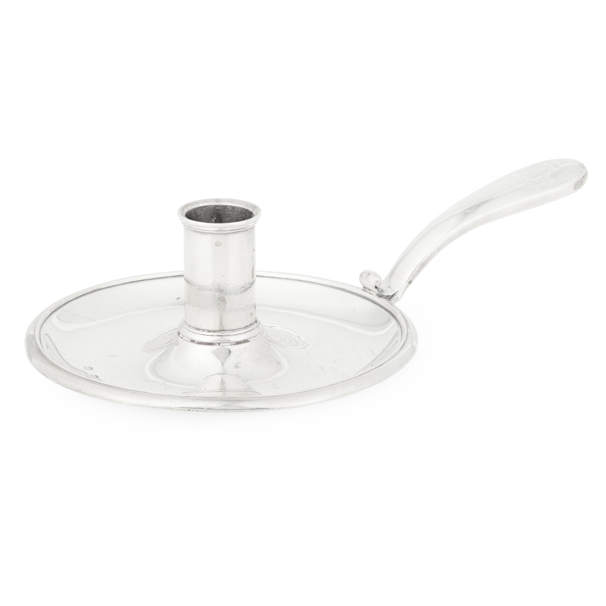 A GEORGE IV CHAMBER STICK