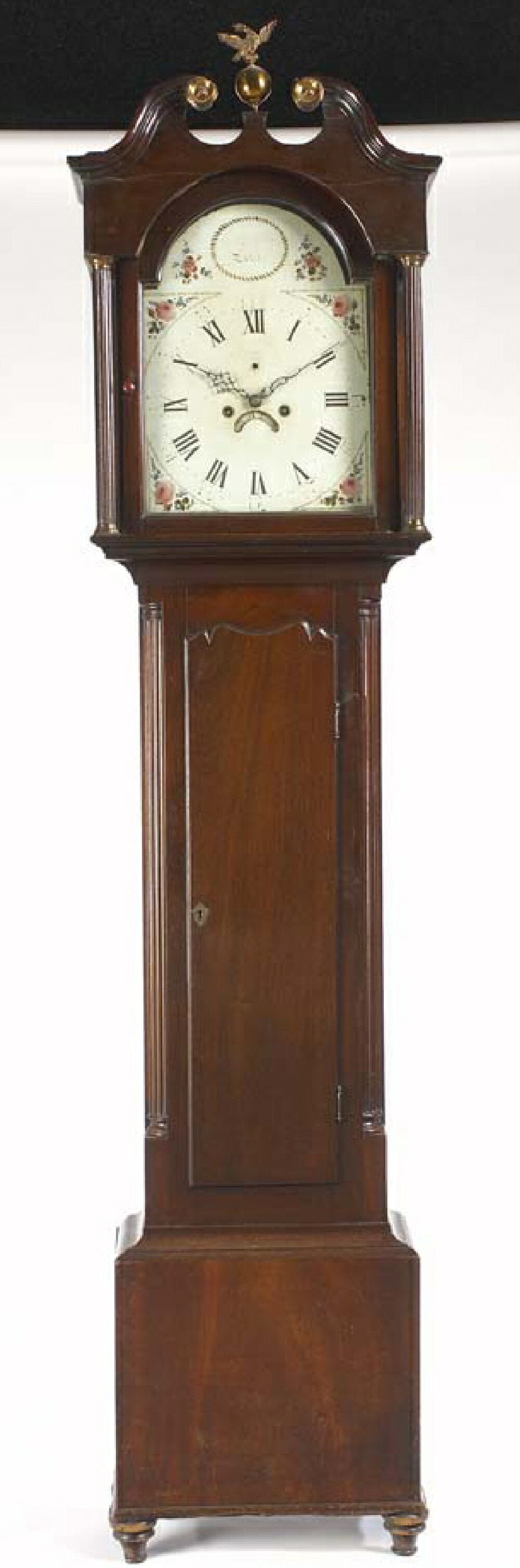 A George III period mahogany longcase clock By George Smith