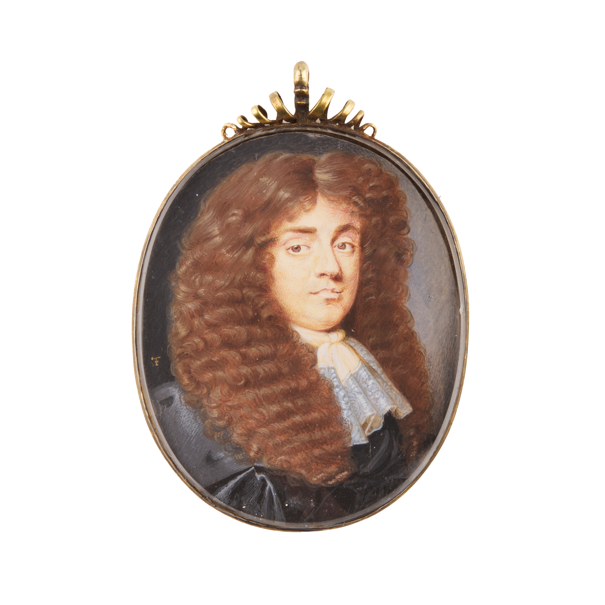 PORTRAIT MINIATURE OF LUKE PEAD, BY THOMAS FLATMAN (ENGLISH 1635-1688)