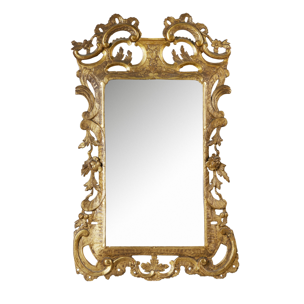 GEORGE II GILTWOOD MIRROR