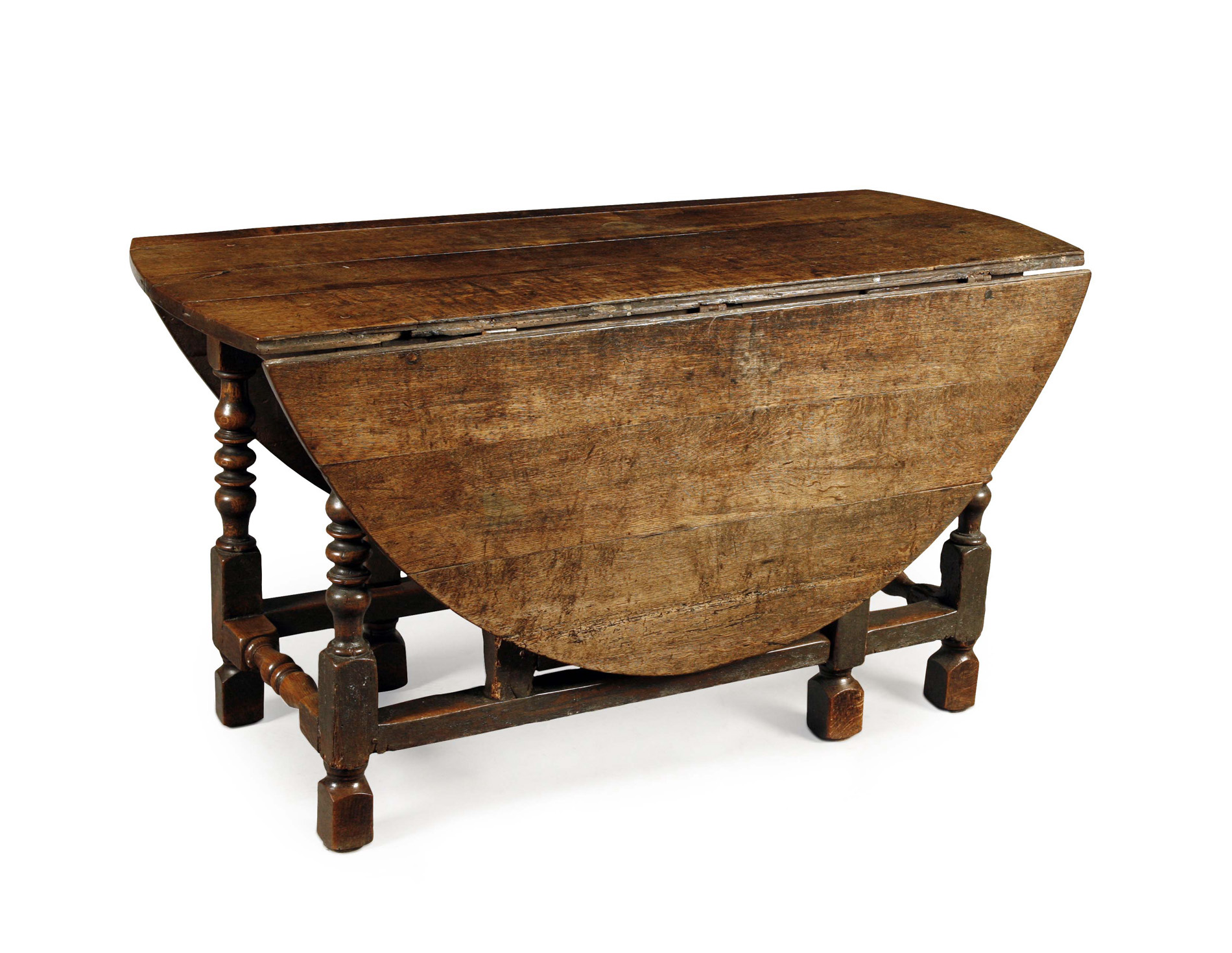 OAK GATE LEG DINING TABLE