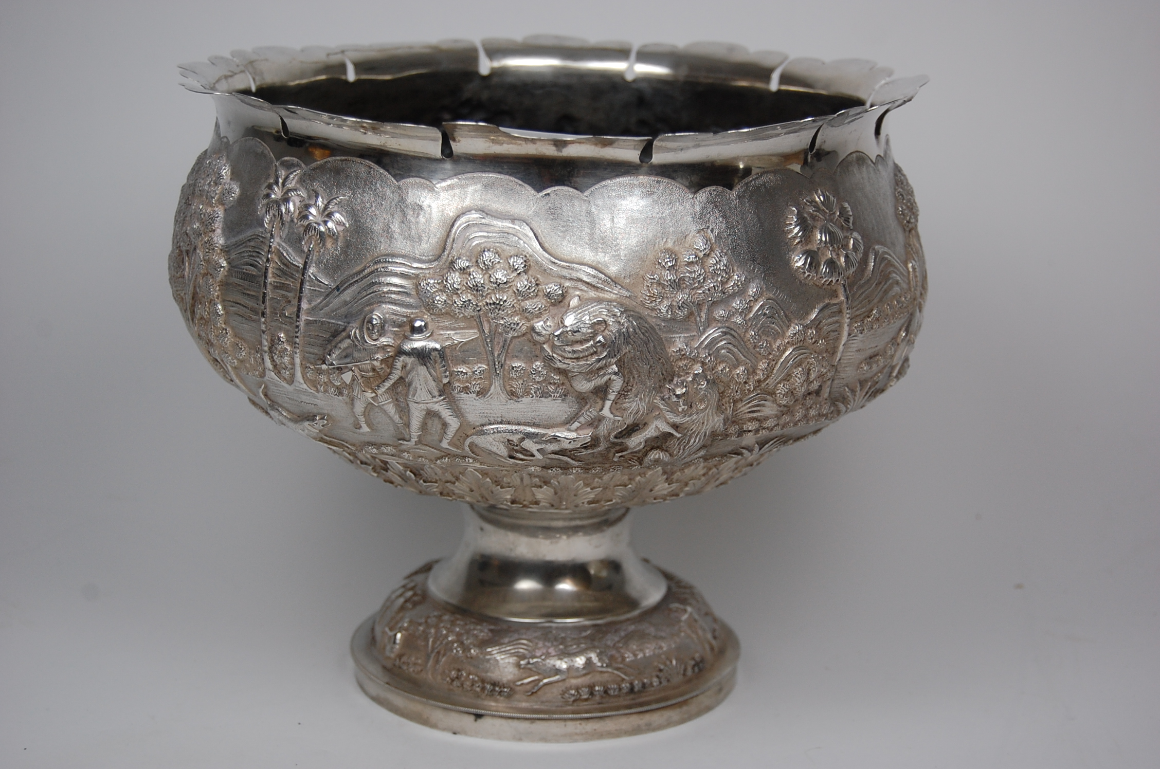 An Indian footed bowl