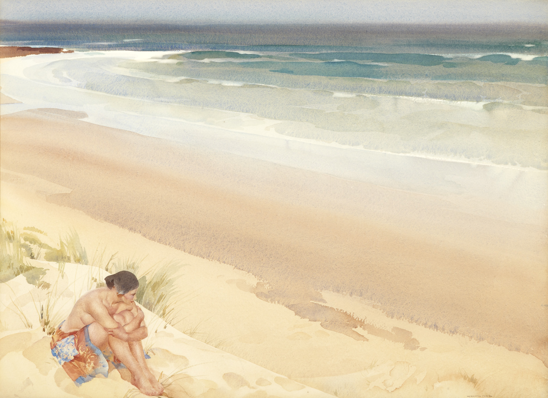SIR WILLIAM RUSSELL FLINT P.R.A., P.R.W.S., R.S.W., R.O.I., R.E. (SCOTTISH 1880-1969)