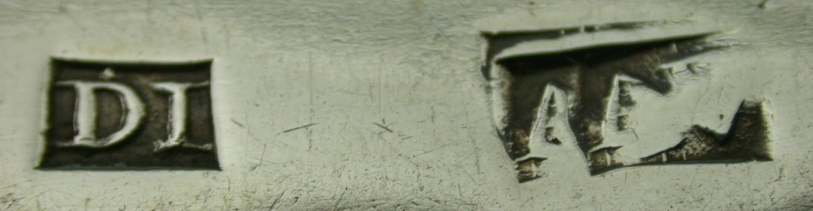 Aberdeen - A matched set of nine George III Scottish Provincial table forks