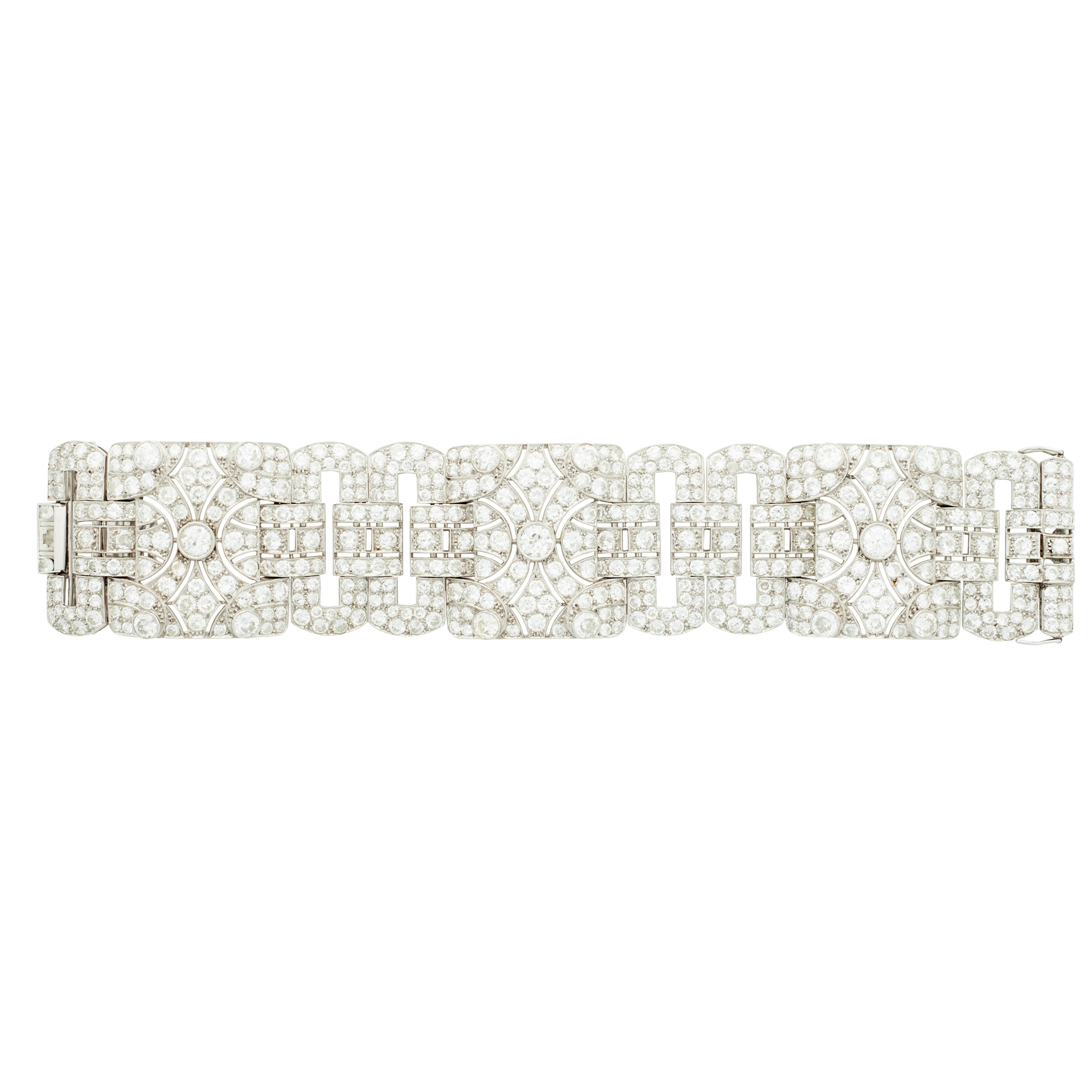 An Art-Deco diamond set bracelet