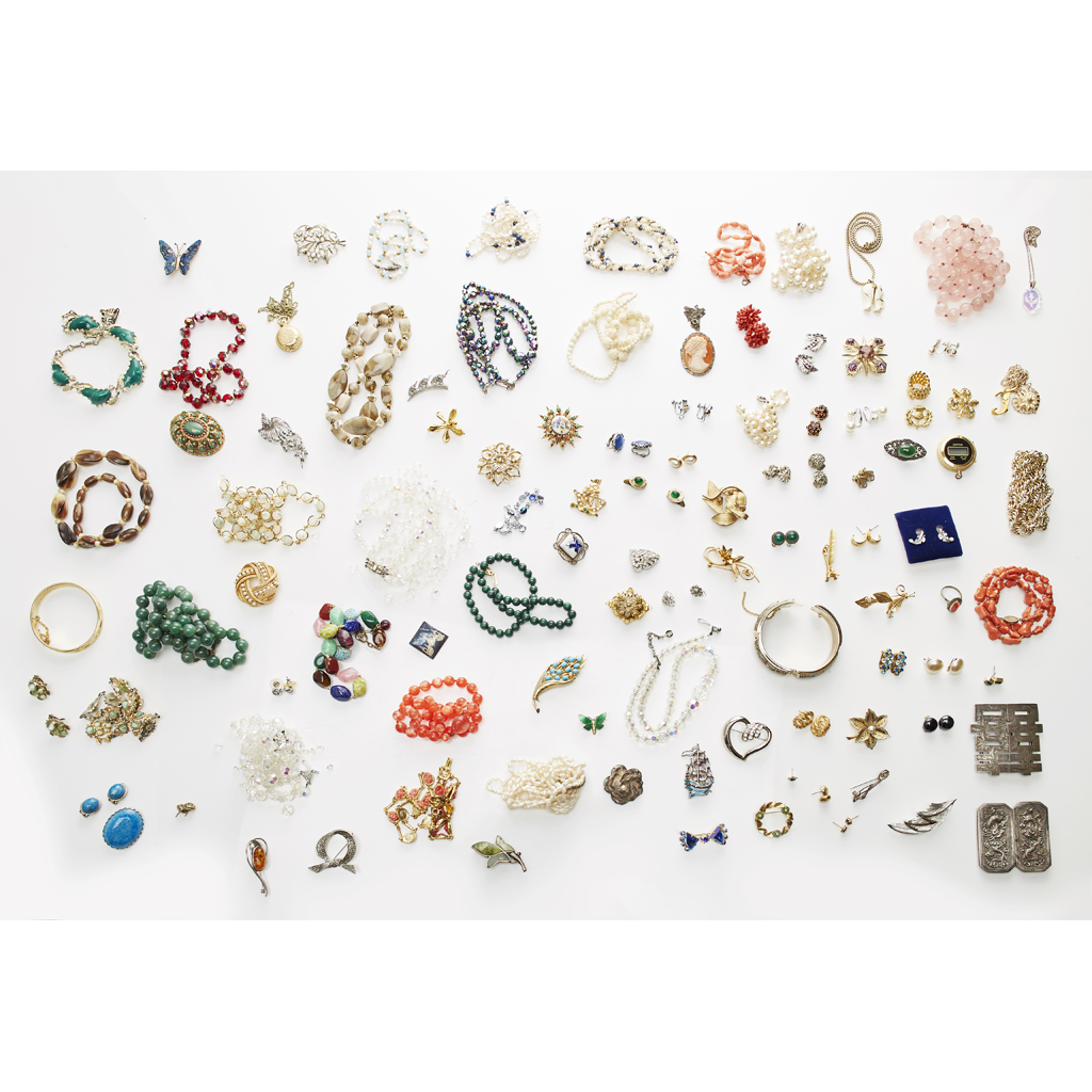 A large collection of costume jewellery