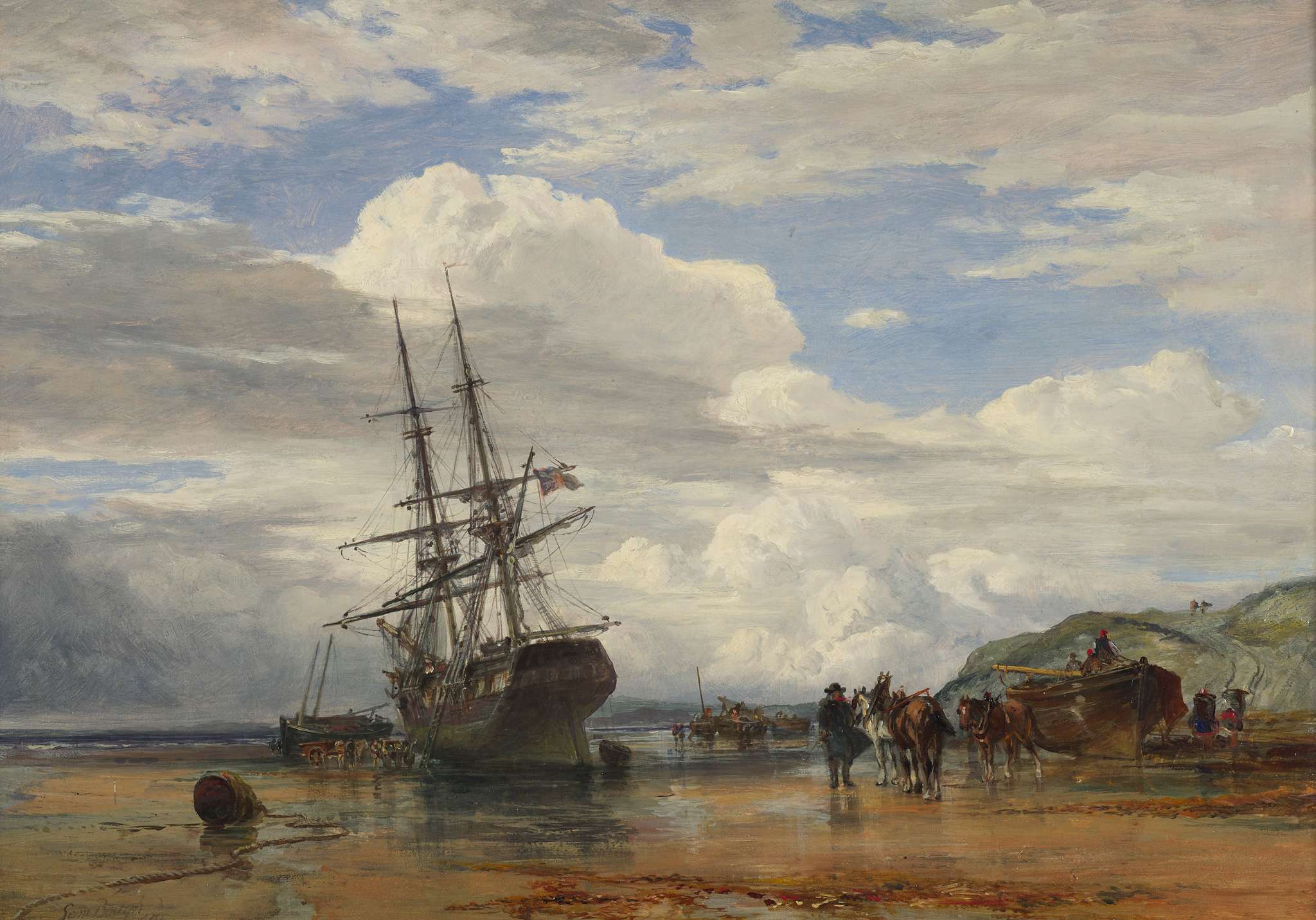 Past auction: SAMUEL BOUGH R.S.A. (SCOTTISH 1822-1878) ON THE