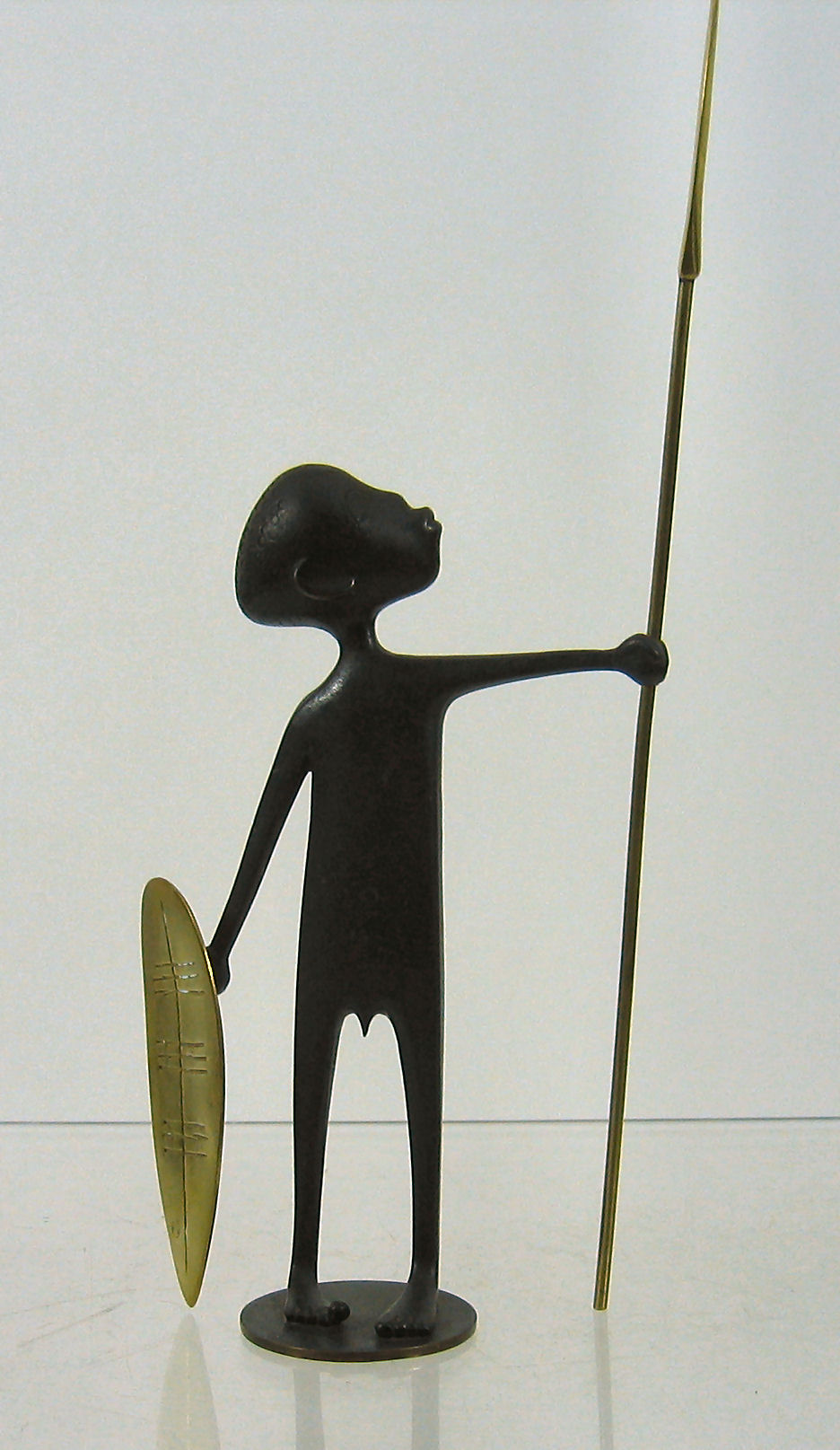 A Hagenauer patinated bronze figure,