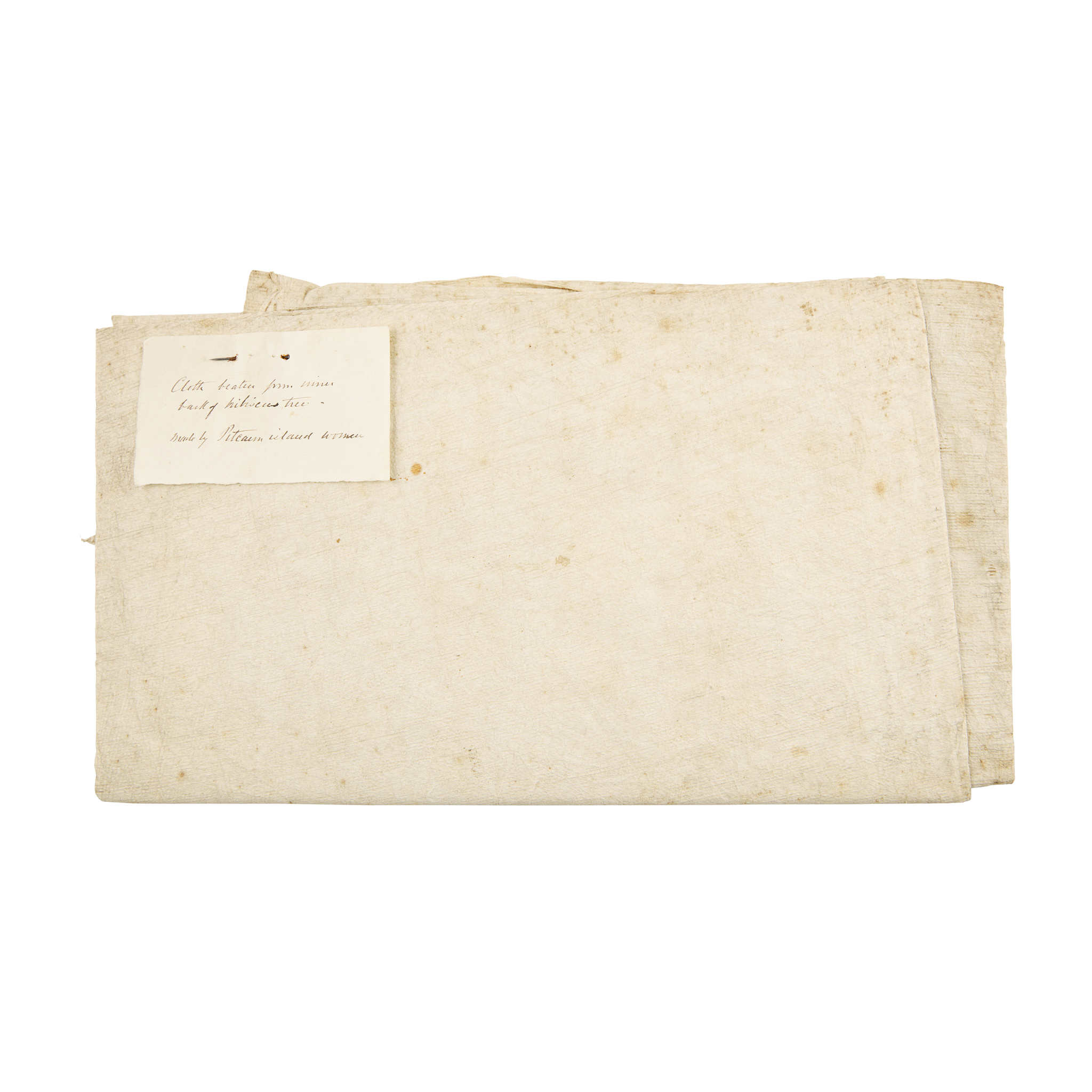 LARGE LENGTH OF TAPA CLOTH FROM PITCAIRN ISLAND