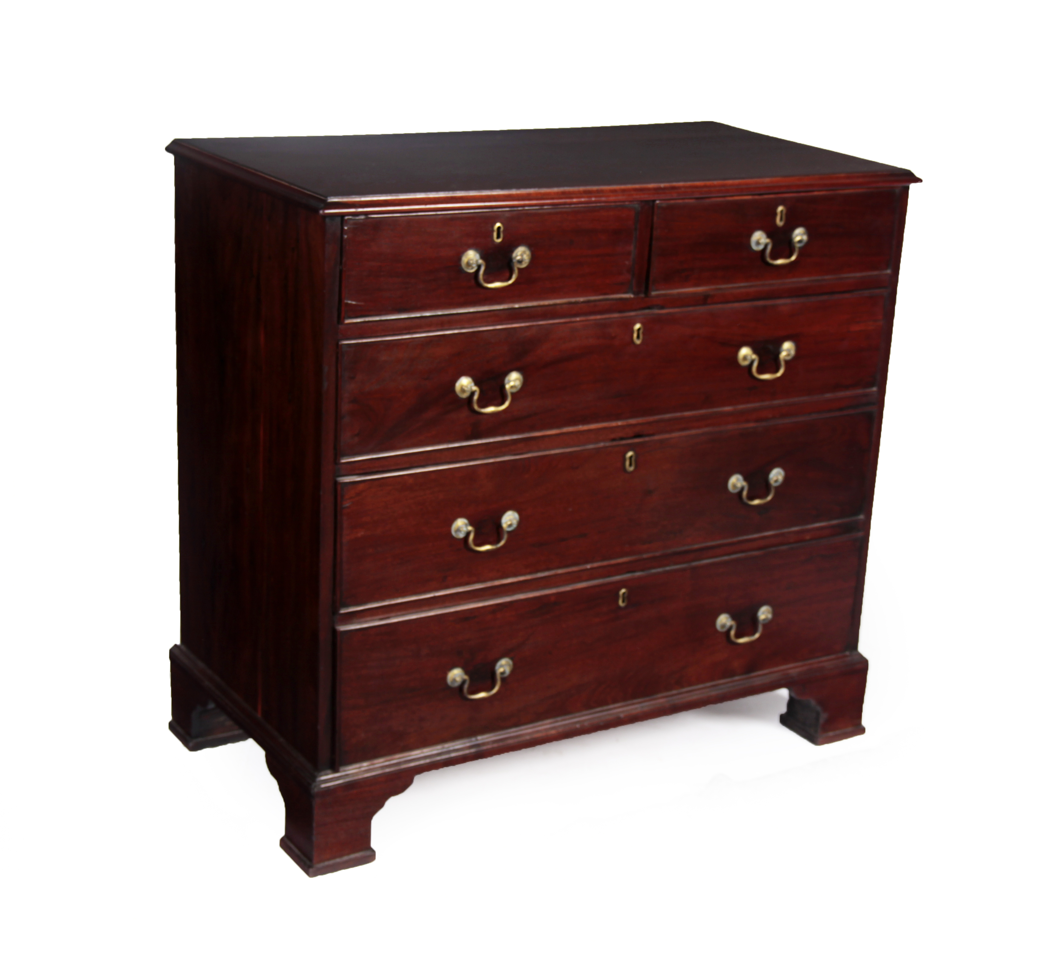 MAHOGANY CHEST OF DRAWERS
