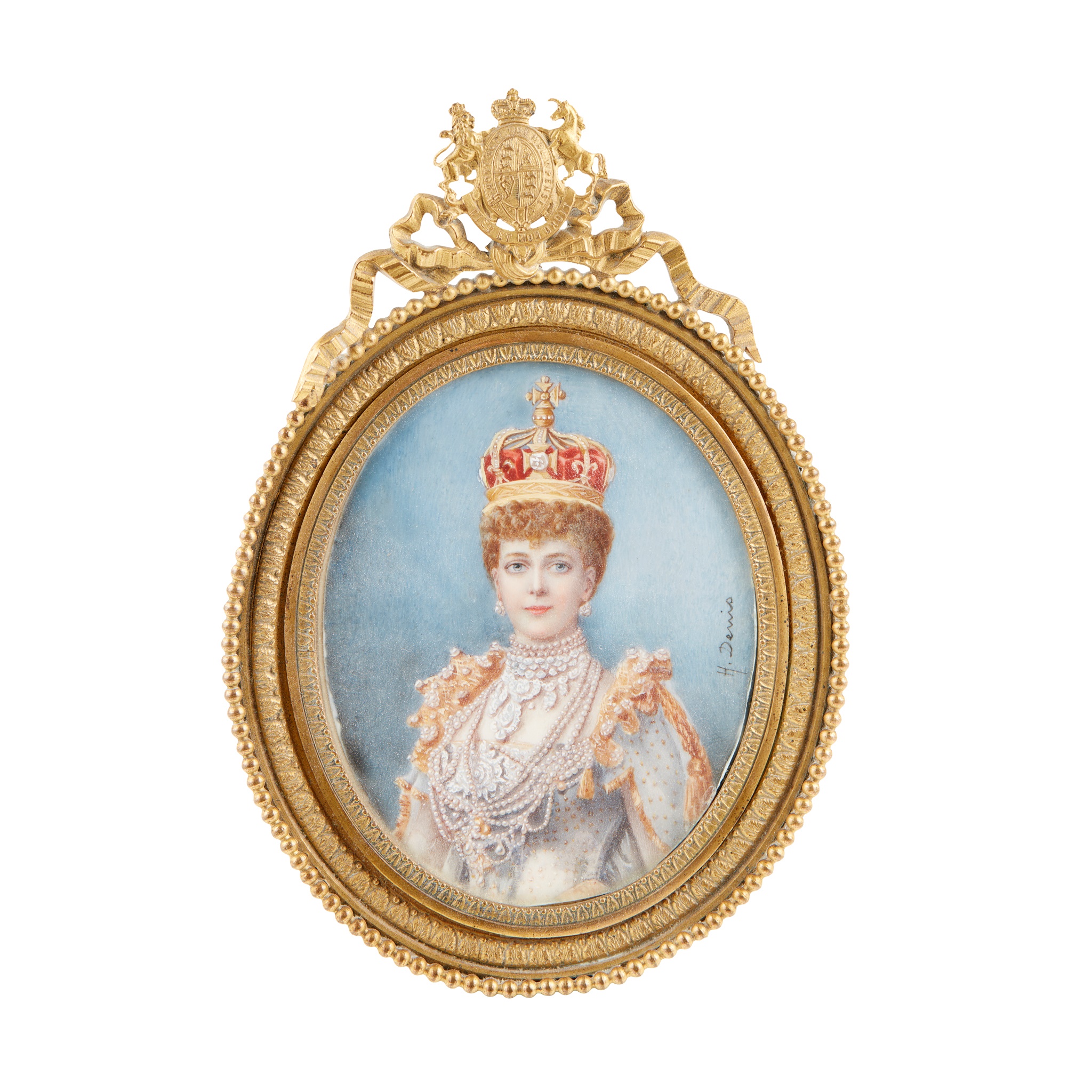PORTRAIT MINIATURE OF QUEEN ALEXANDRA