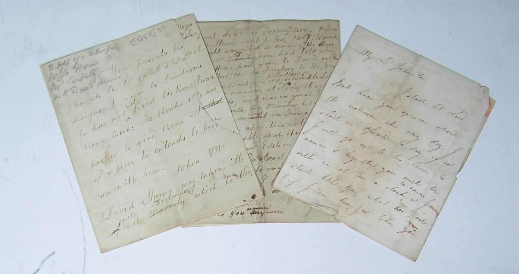 Hume, David (1711-1776), philosopher and John Home, clergyman.