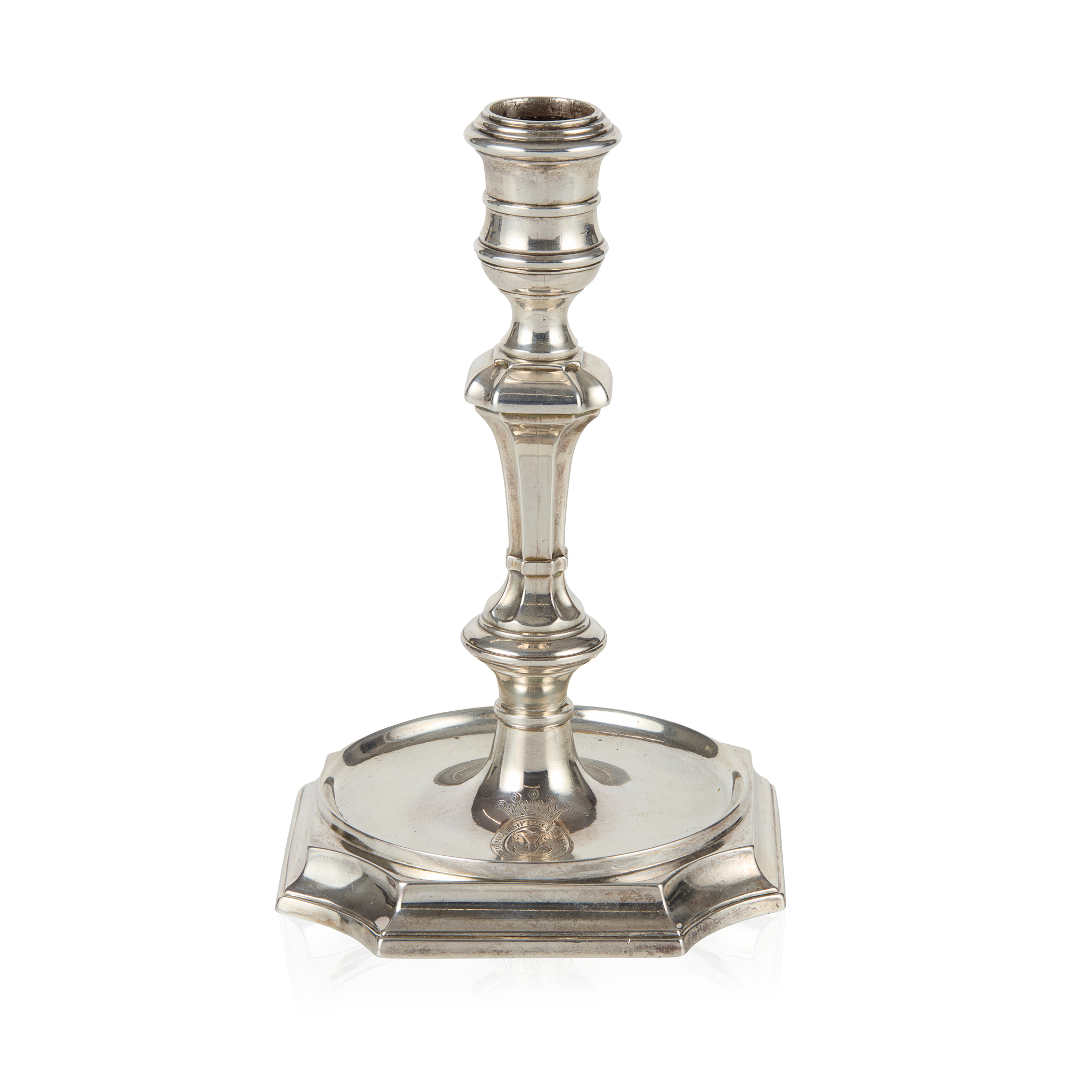 A SCARCE GEORGE II DESK CANDLESTICK