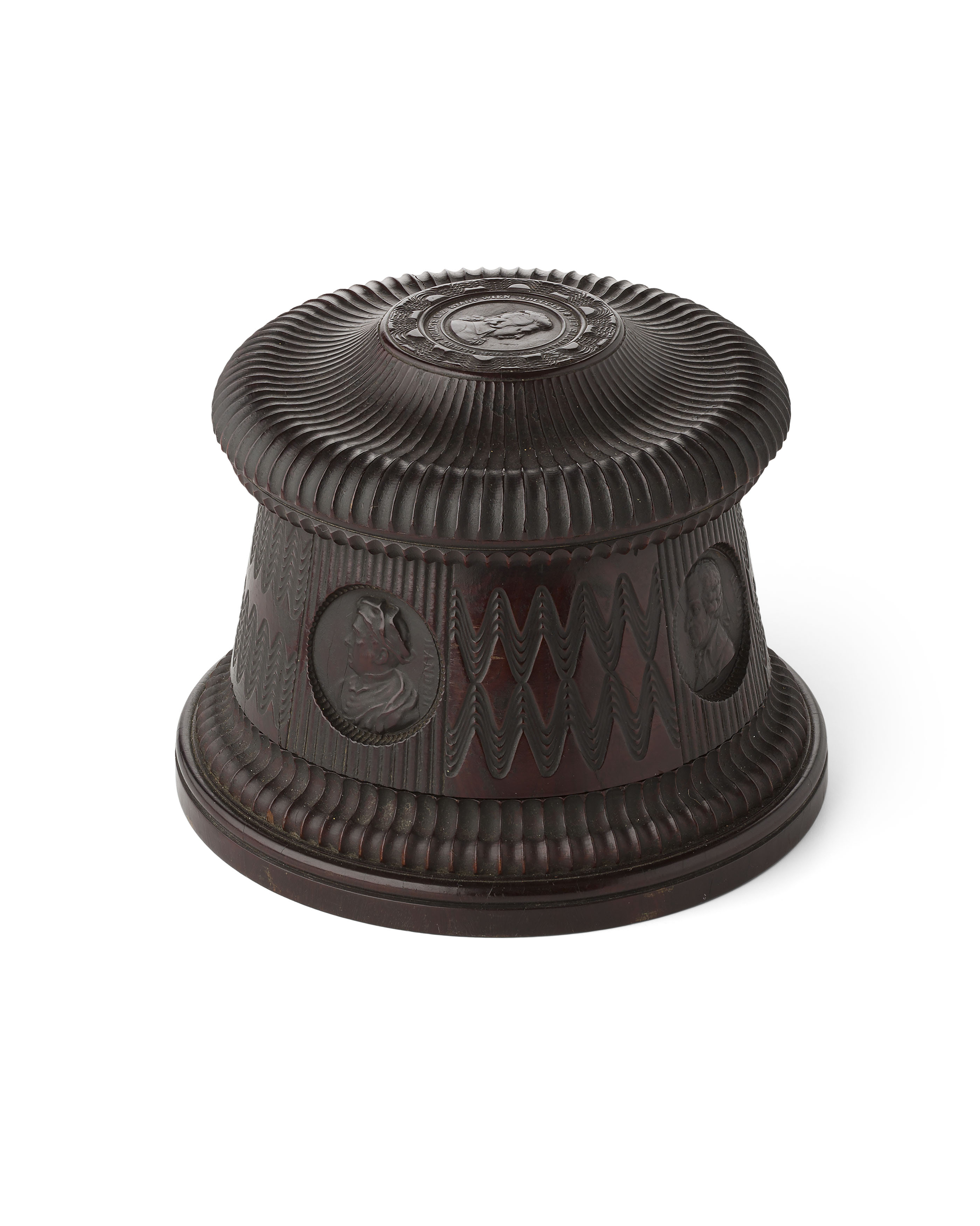 CONTINENTAL CARVED LABURNUM BOX