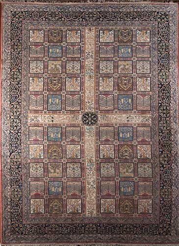 A large Tabriz STYLE garden carpet