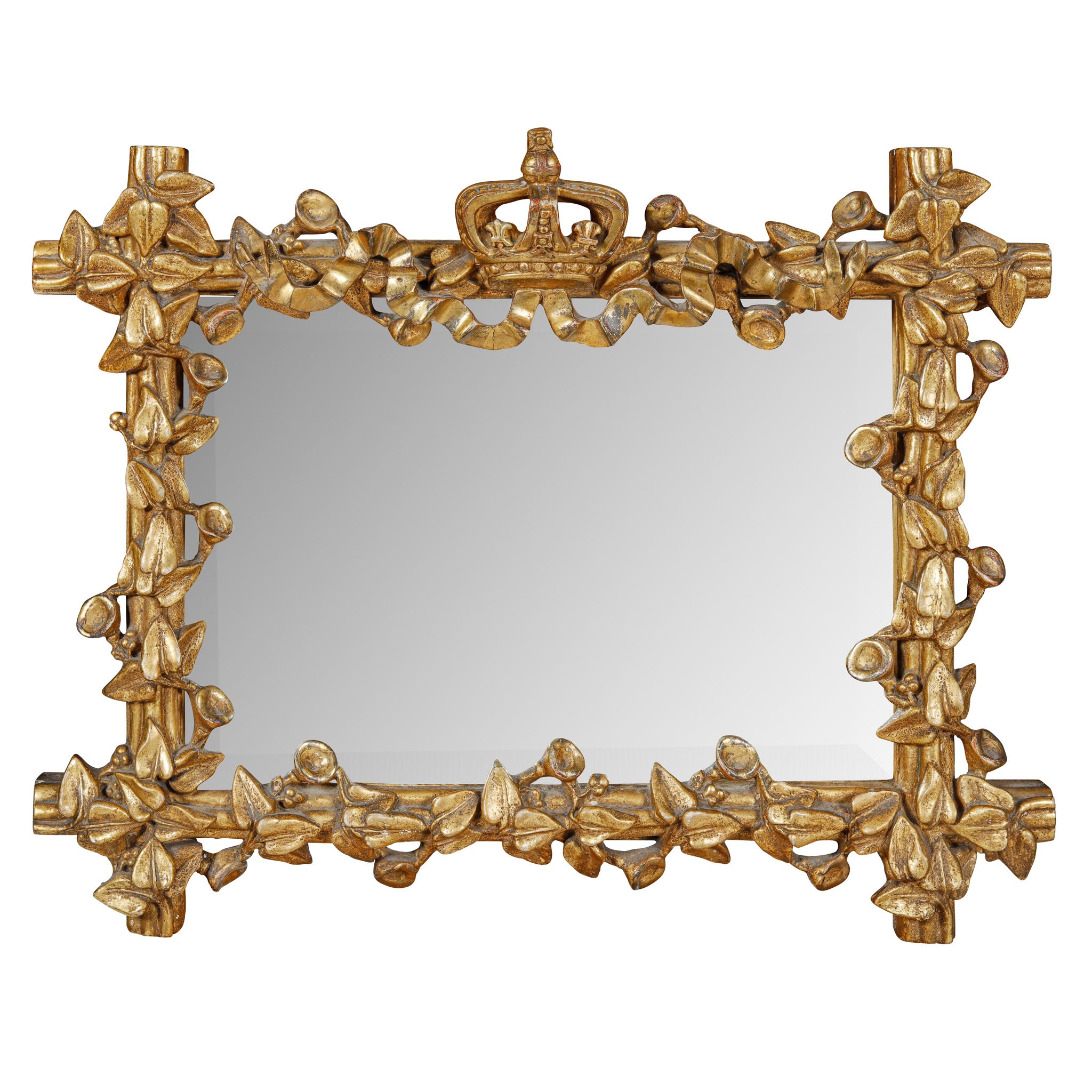 GILT WOOD MIRROR