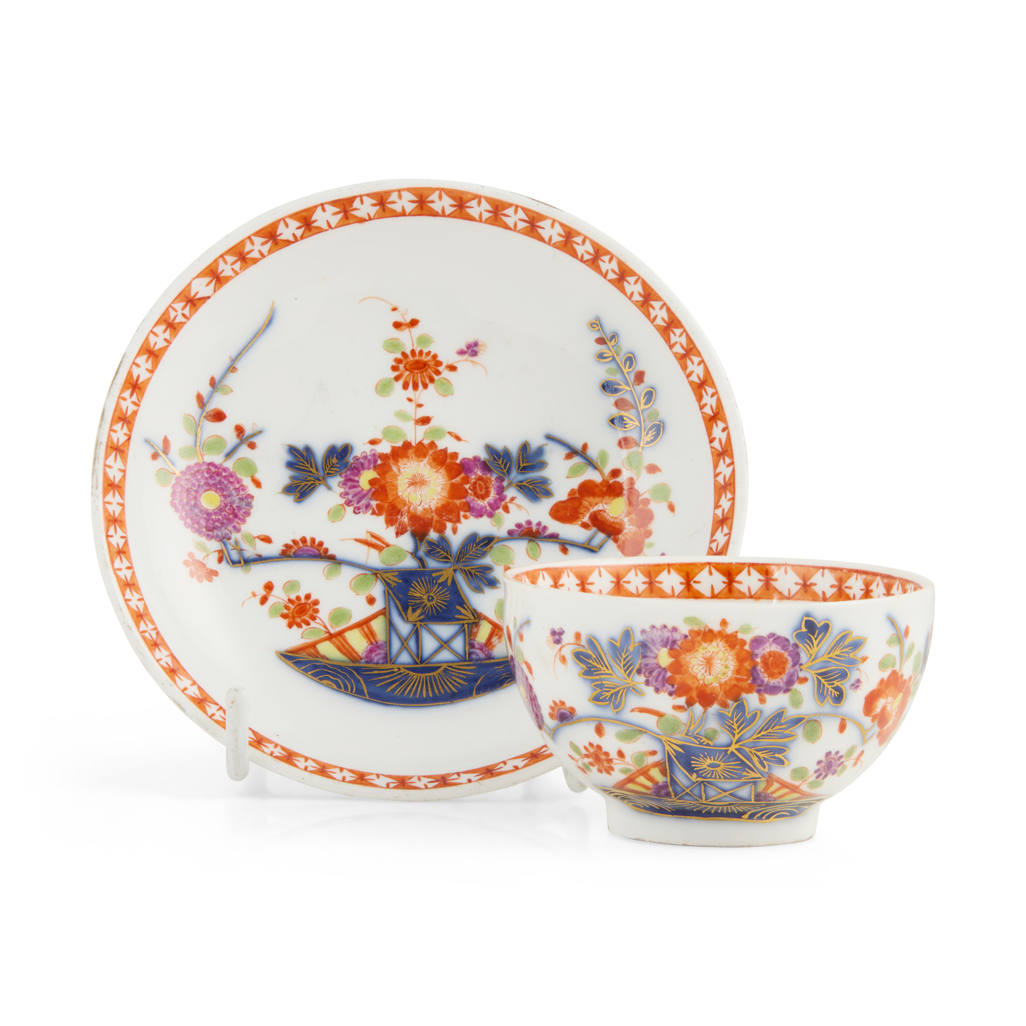 MEISSEN TEABOWL AND SAUCER