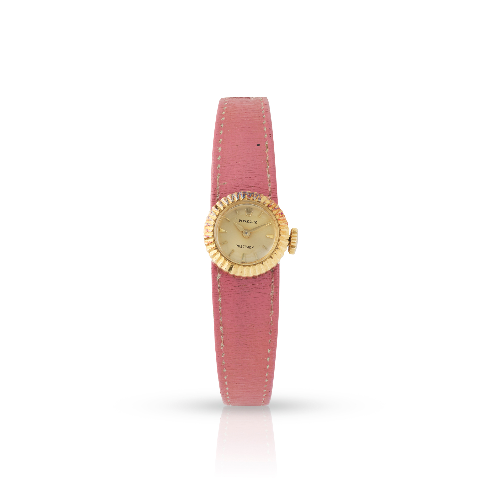 Rolex. A Ladies fine and unusual 18k yellow gold wristwatch with various straps