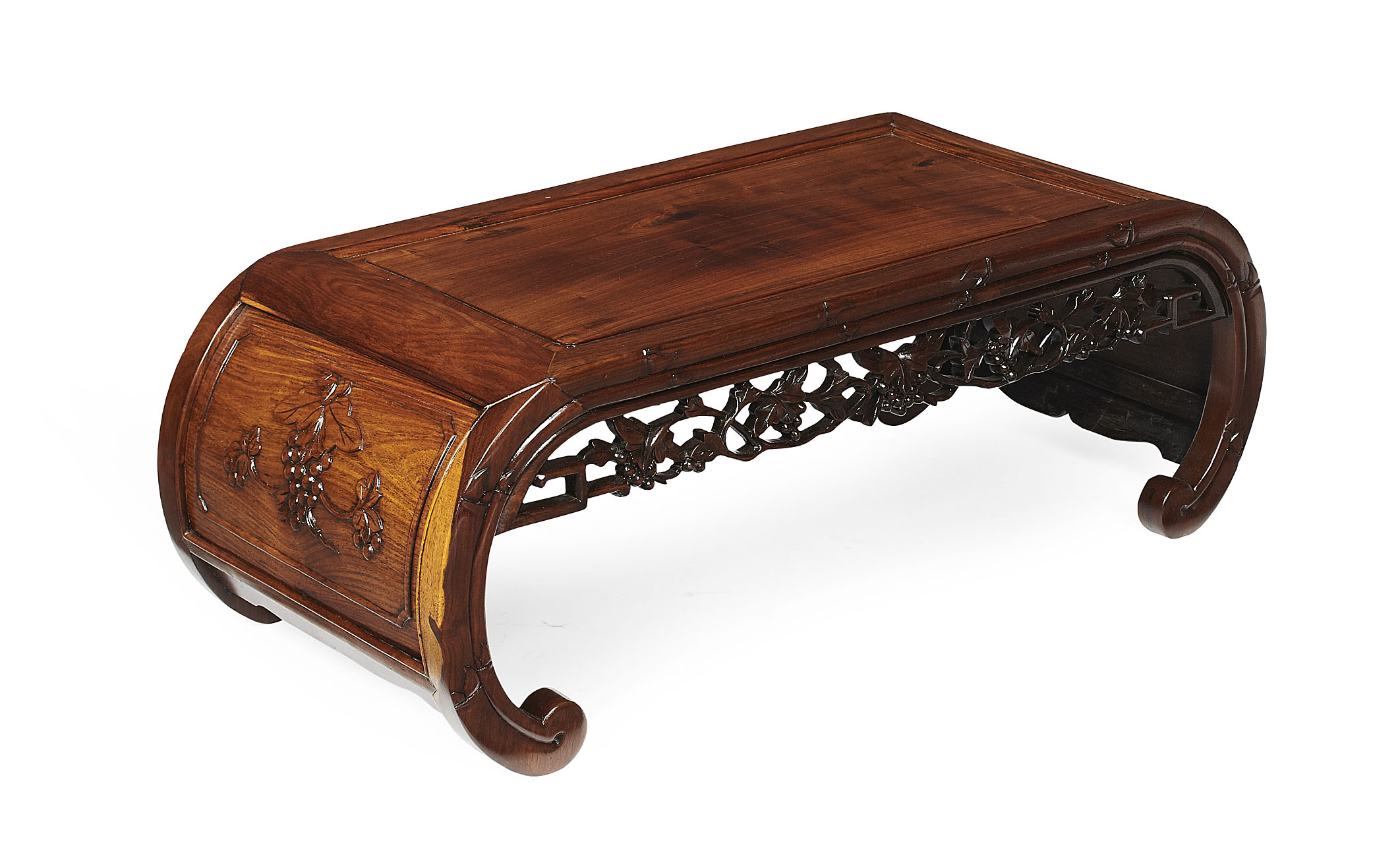 CHINESE STAINED ELM LOW TABLE