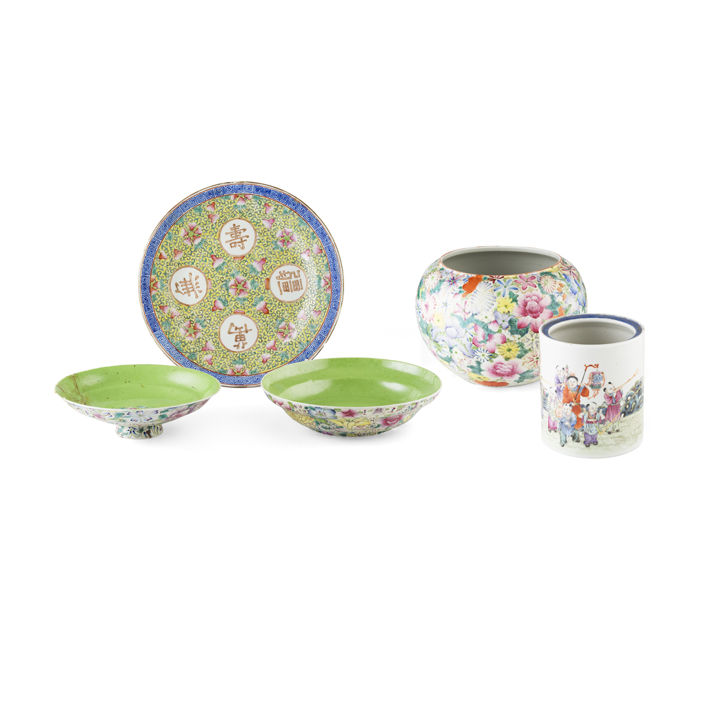 ASSEMBLED GROUP OF PORCELAIN