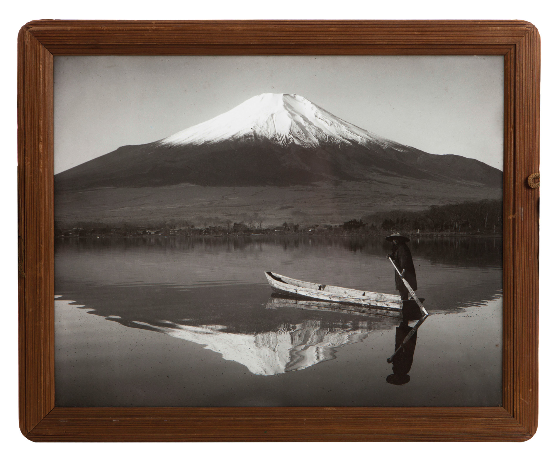 TWO GLASS PHOTOGRAPHIC PLATES