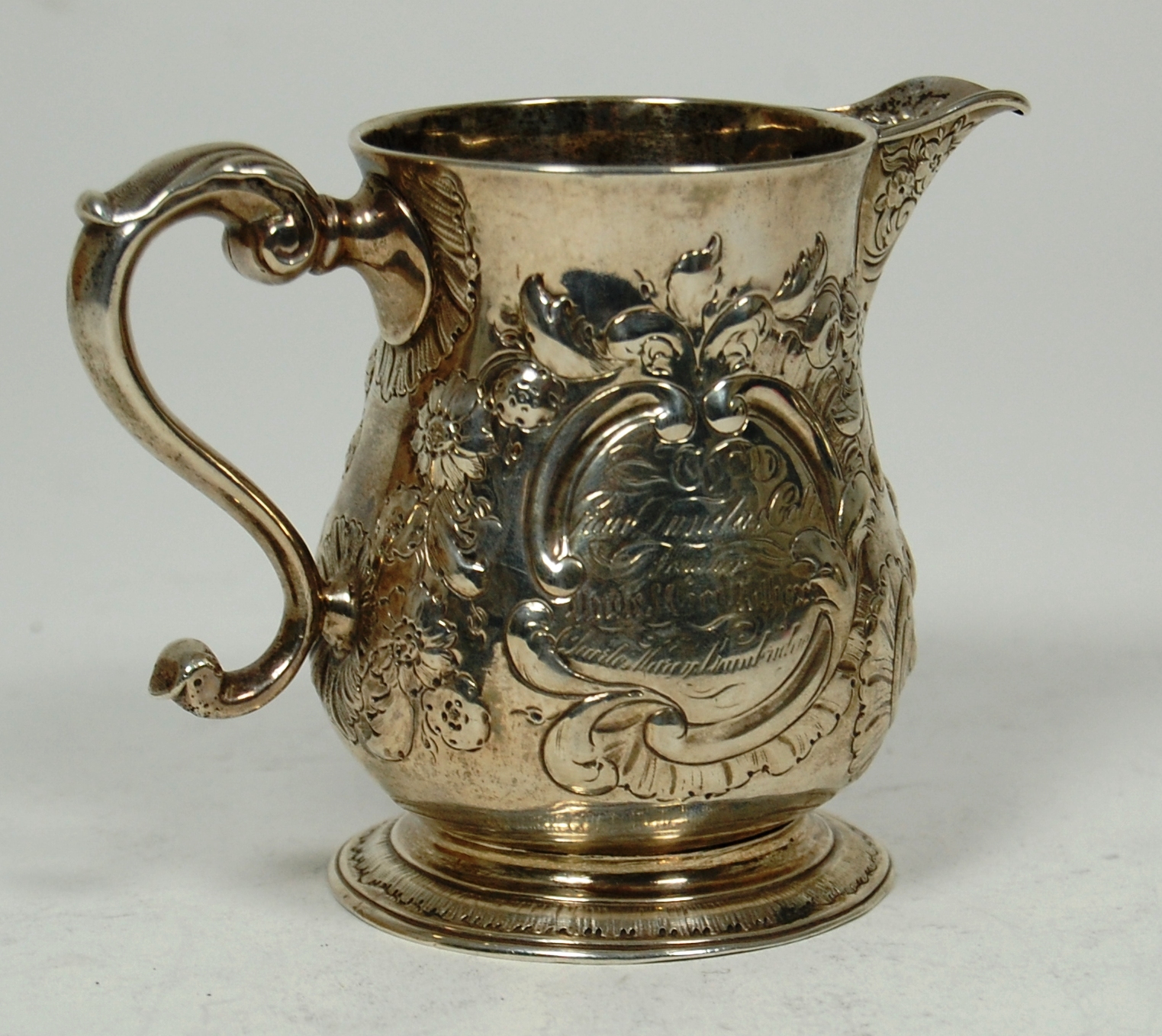 New York - an American baluster cream jug