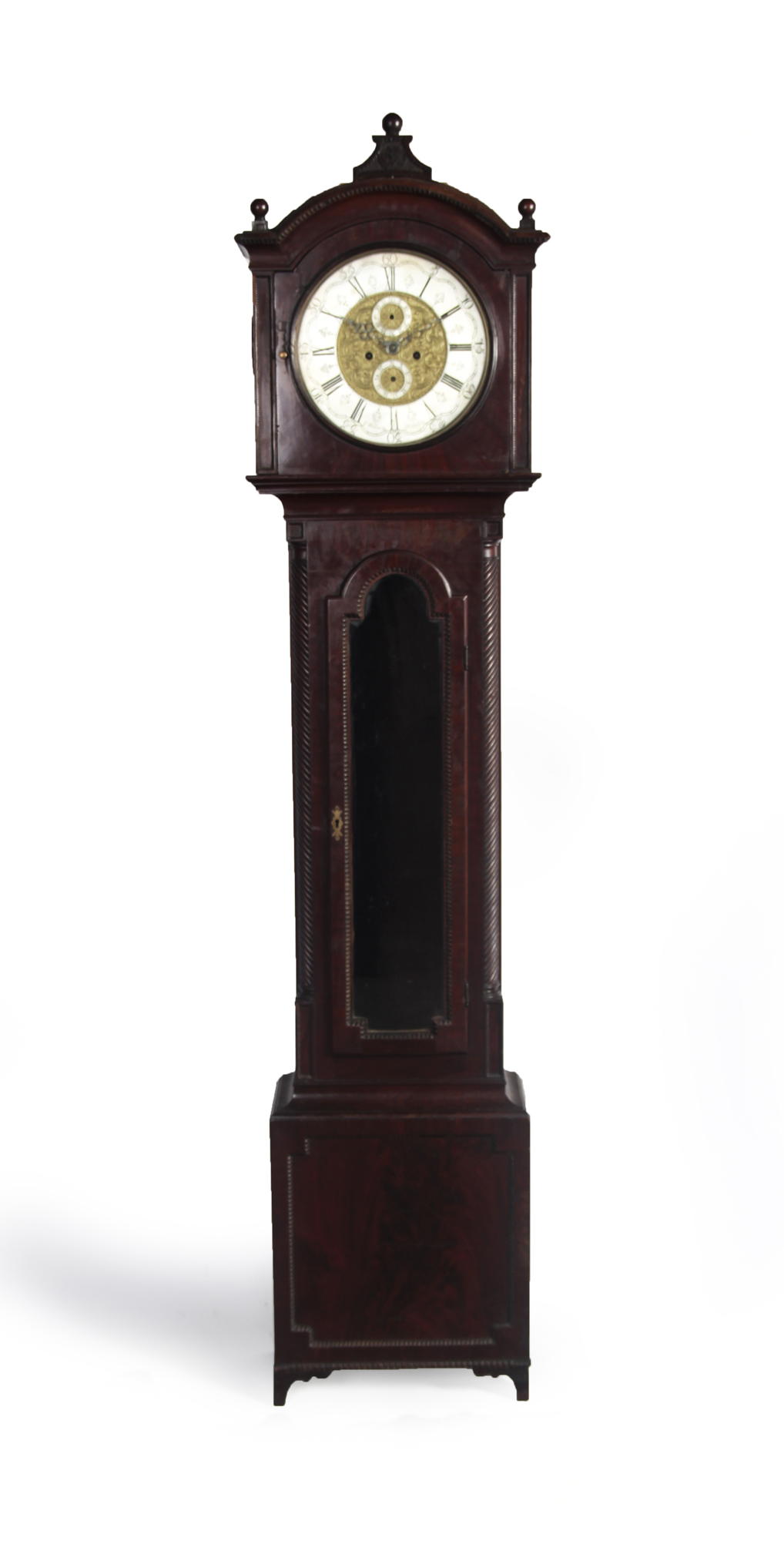 MAHOGANY LONGCASE CLOCK BY J. WILSON OF LONDON