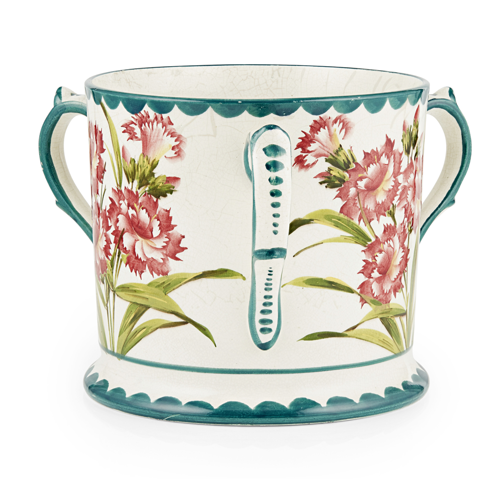 A MEDIUM WEMYSS WARE LOVING CUP