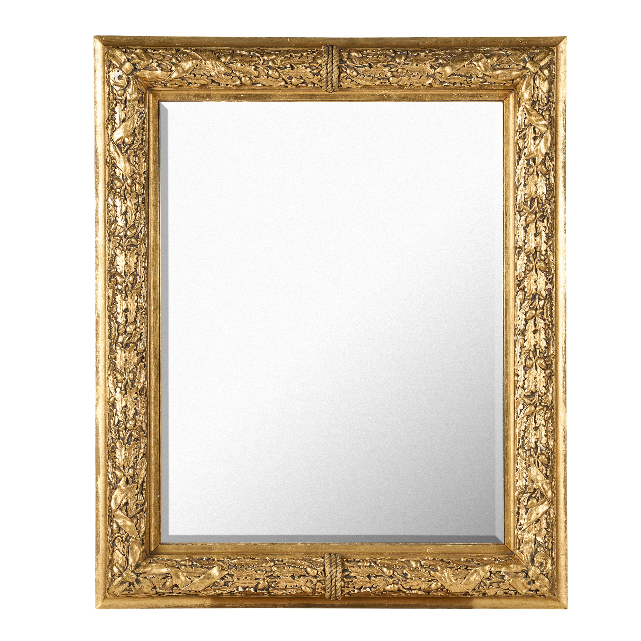 VICTORIAN GILTWOOD FRAMED MIRROR
