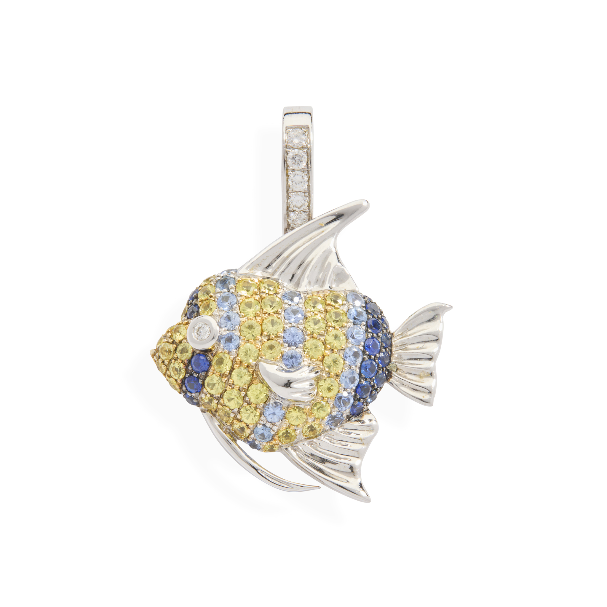 Theo Fennell: A large 18ct gold limited edition Angel Fish ‘Art charm