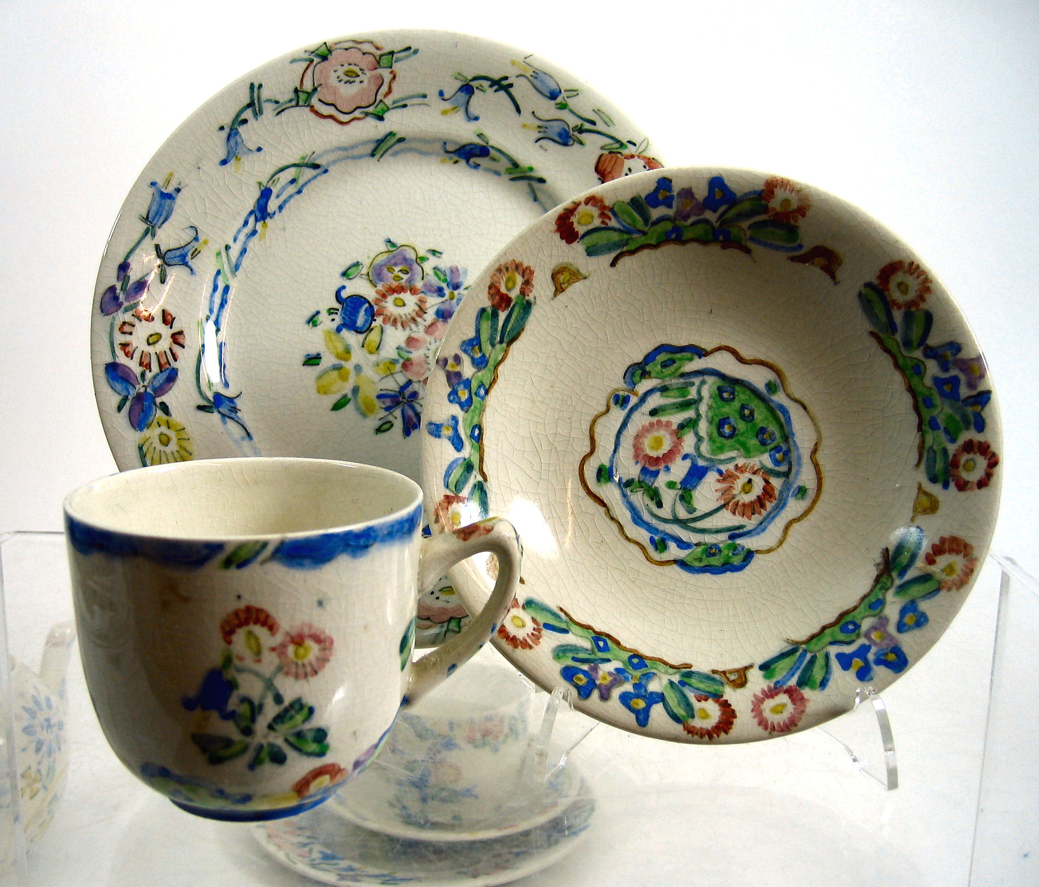 Jessie M. King (1875-1949) A matched trio,