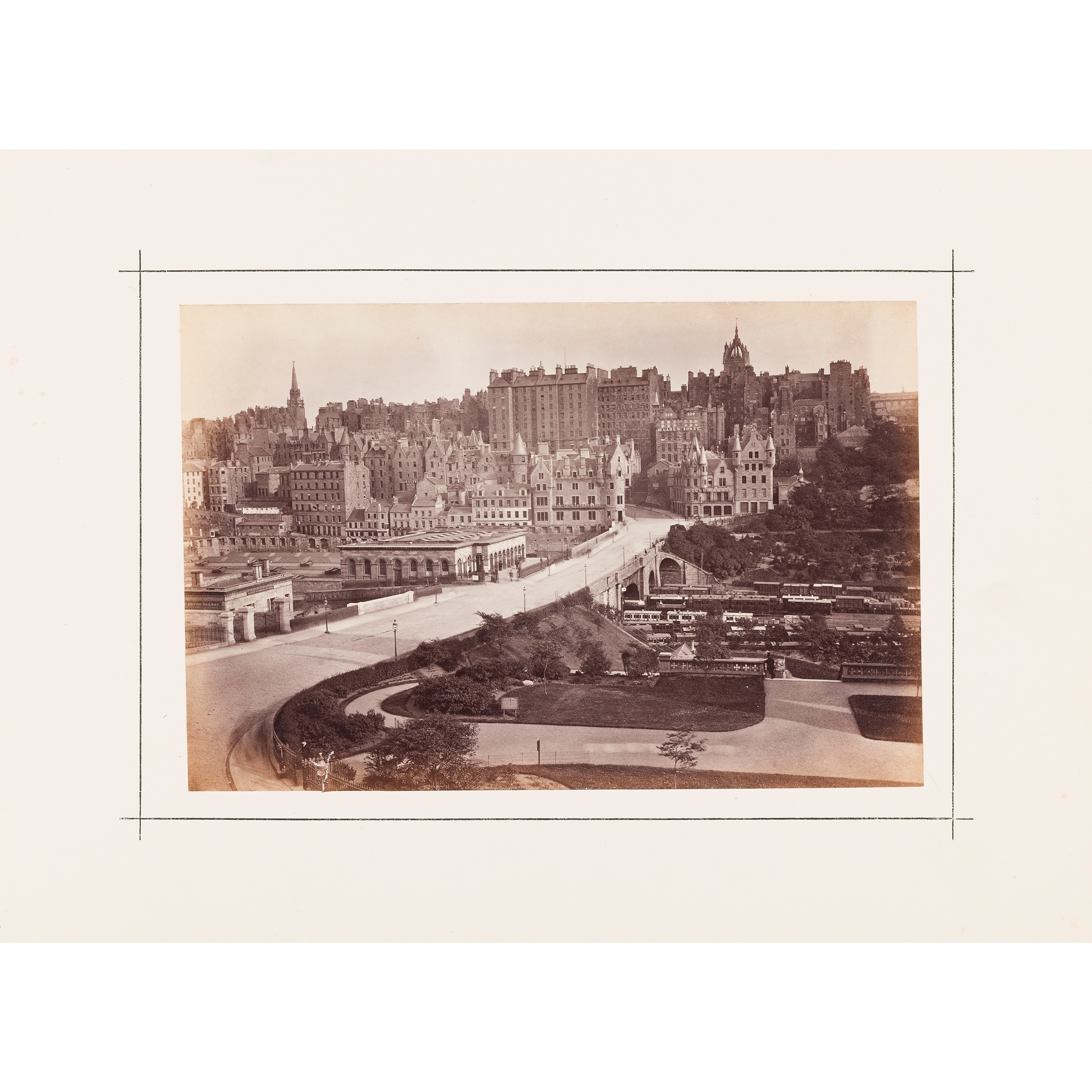 2 volumes of photographs of Edinburgh