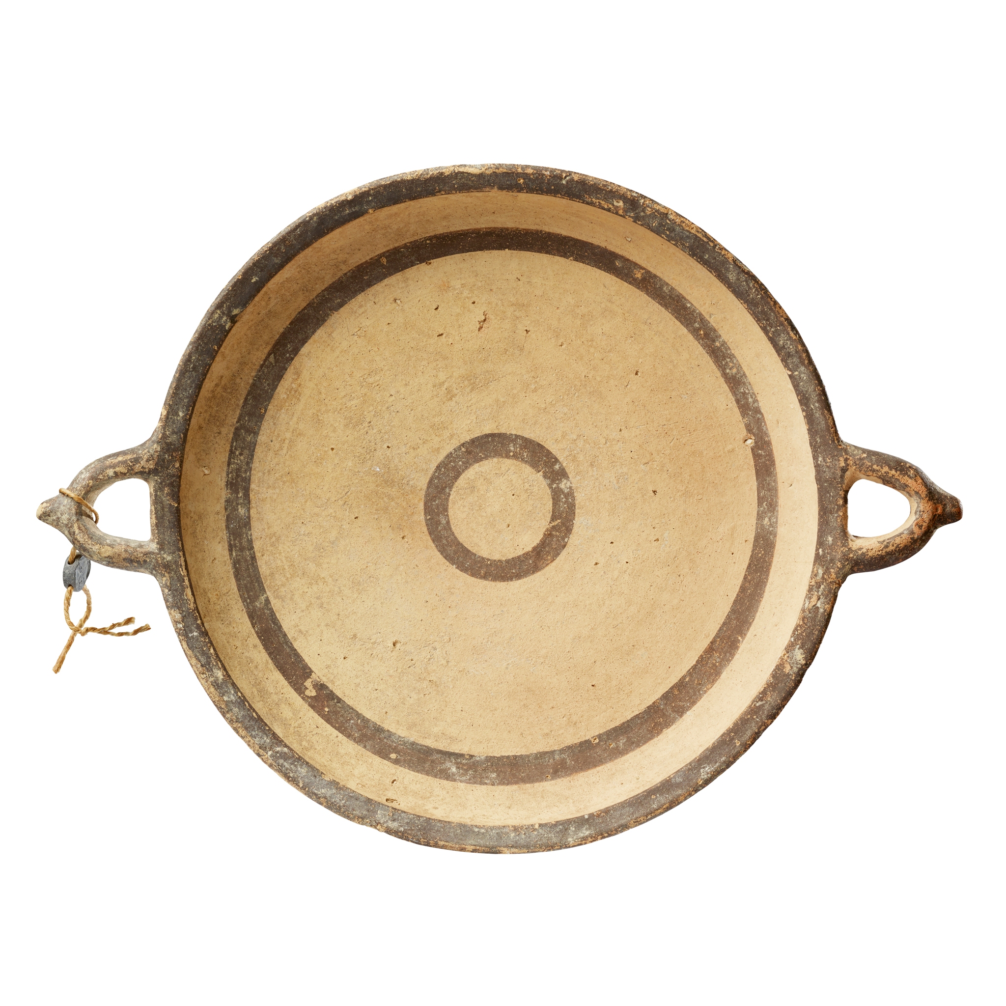 ANCIENT CYPRIOT BICHROME WARE DISH