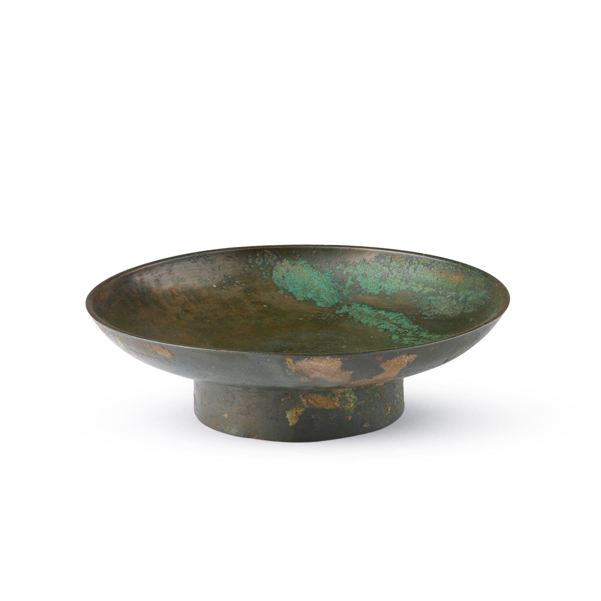 BRONZE STEM DISH