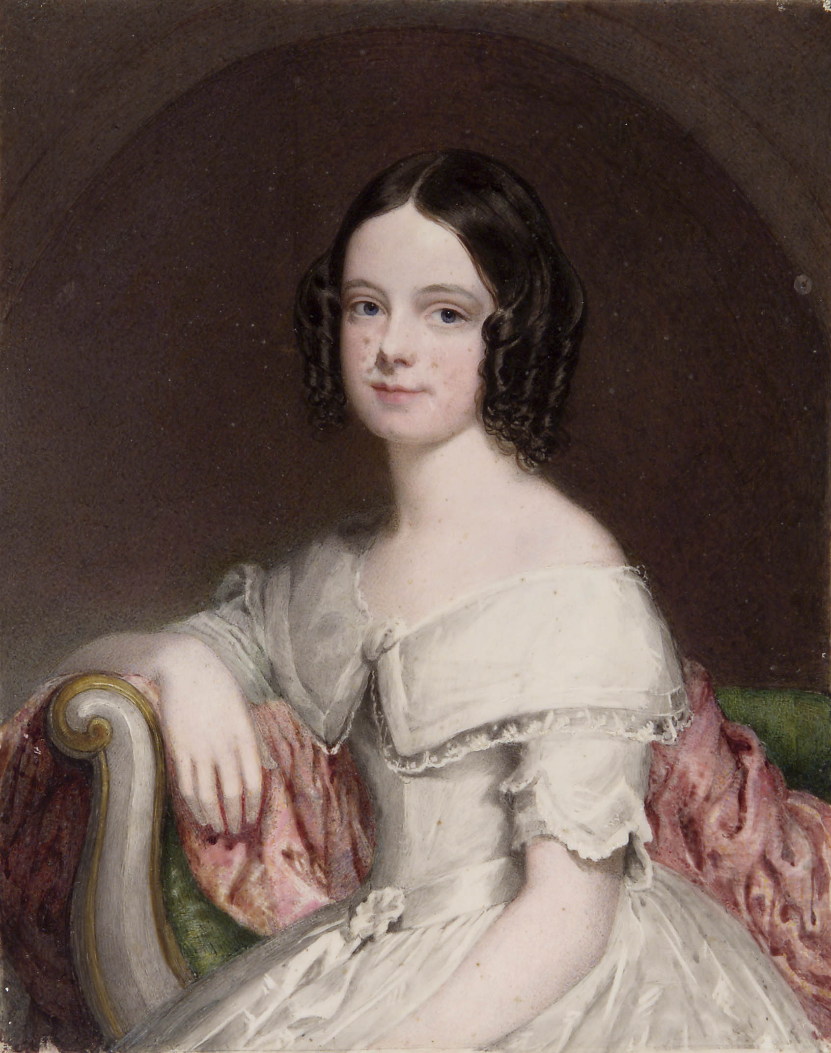 A 19th century portrait miniature