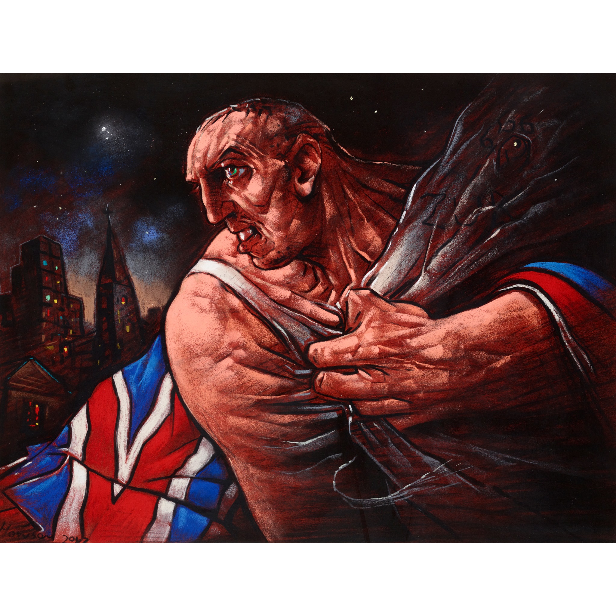 PETER HOWSON O.B.E. (SCOTTISH 1958-)