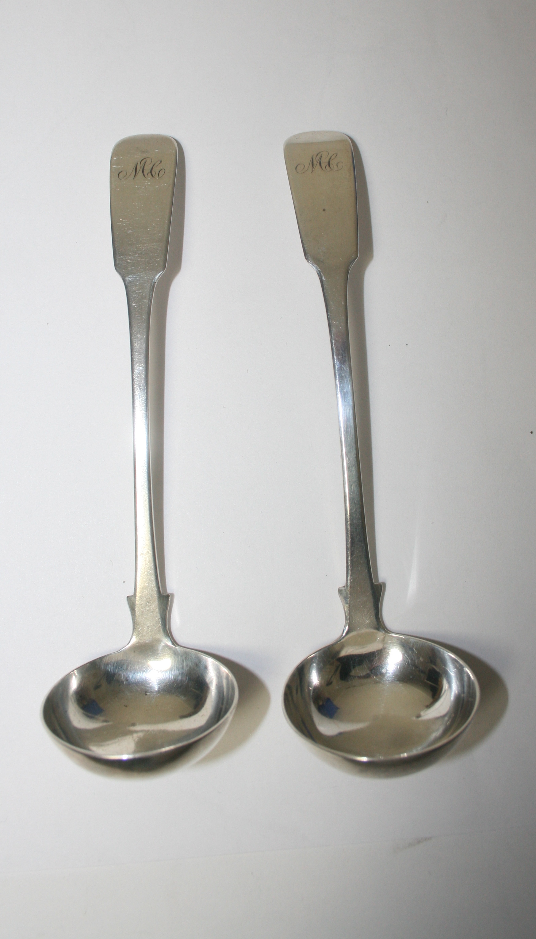 Arbroath - a pair of Scottish provincial toddy ladles