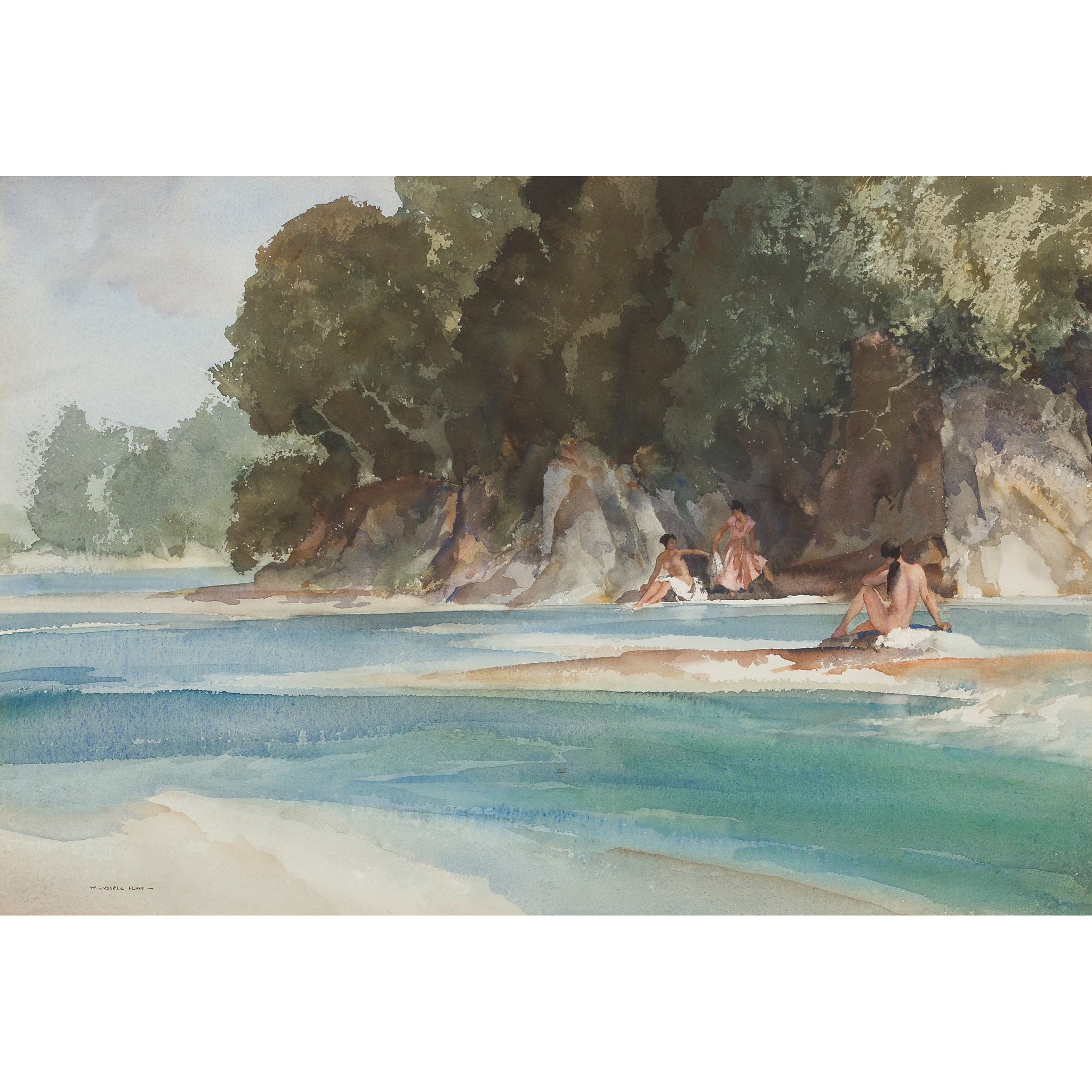 SIR WILLIAM RUSSELL FLINT P.R.A., P.R.W.S., R.S.W., R.O.I., R.E. (SCOTTISH 1880-1969)