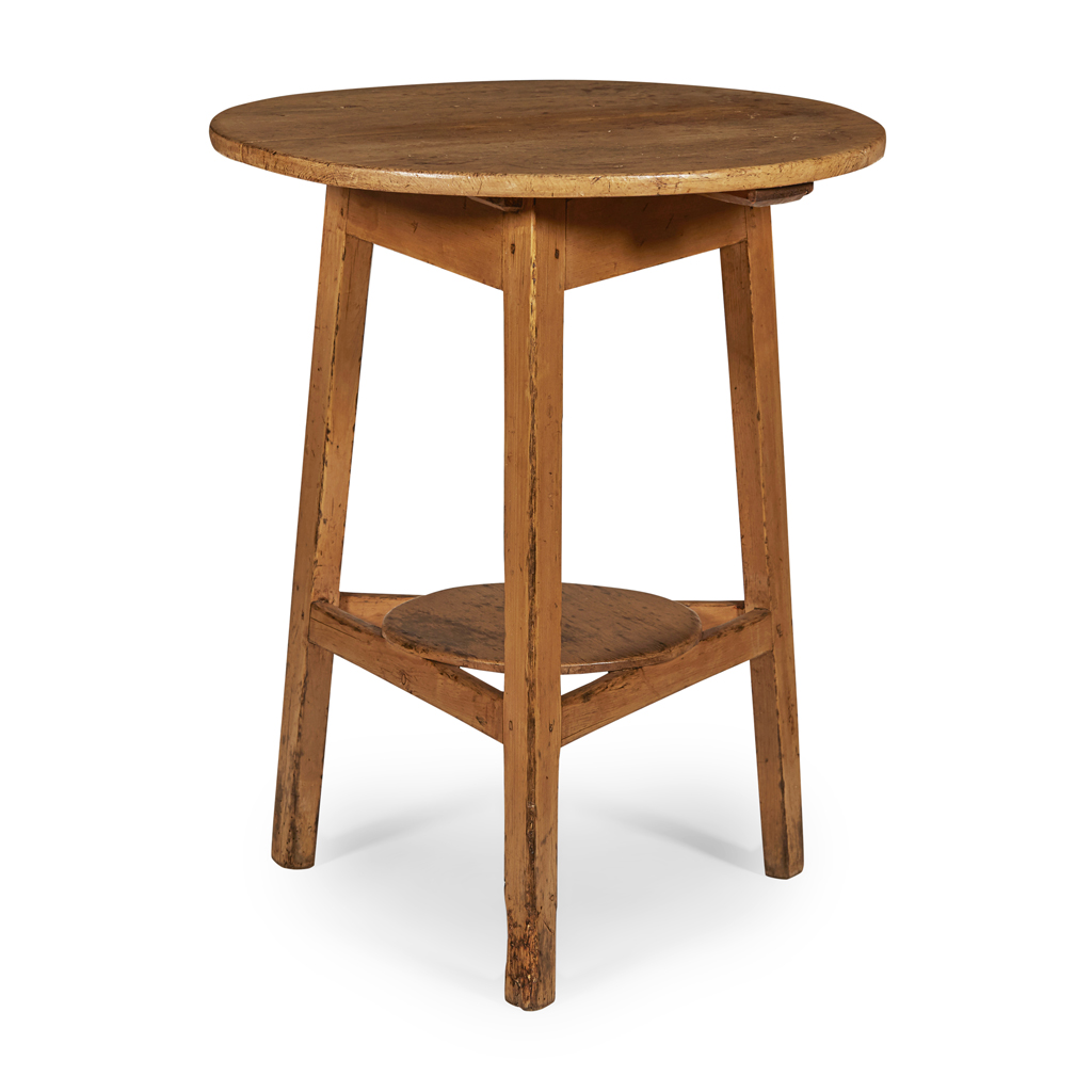 YELLOW PINE CRICKET TABLE