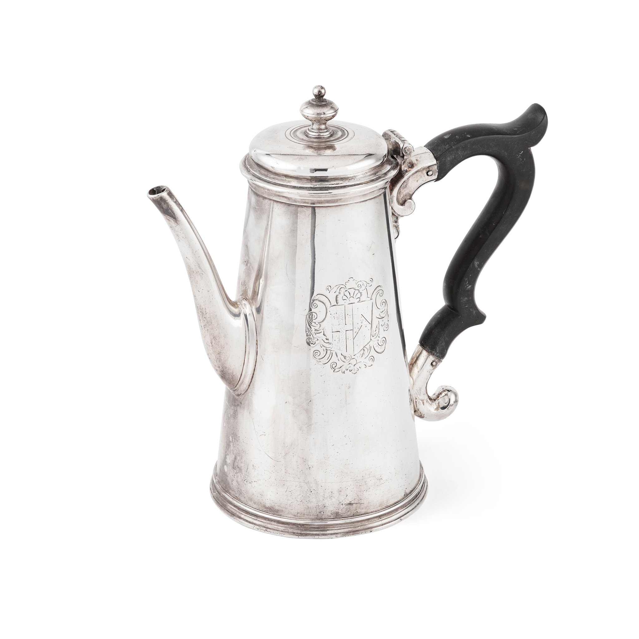 A GEORGE II COFFEE POT