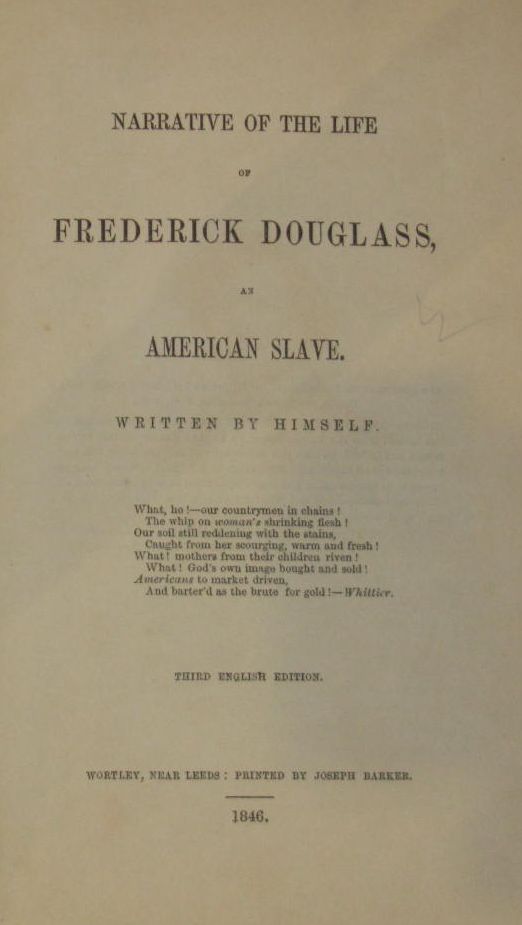 American slavery - Douglass, Frederick