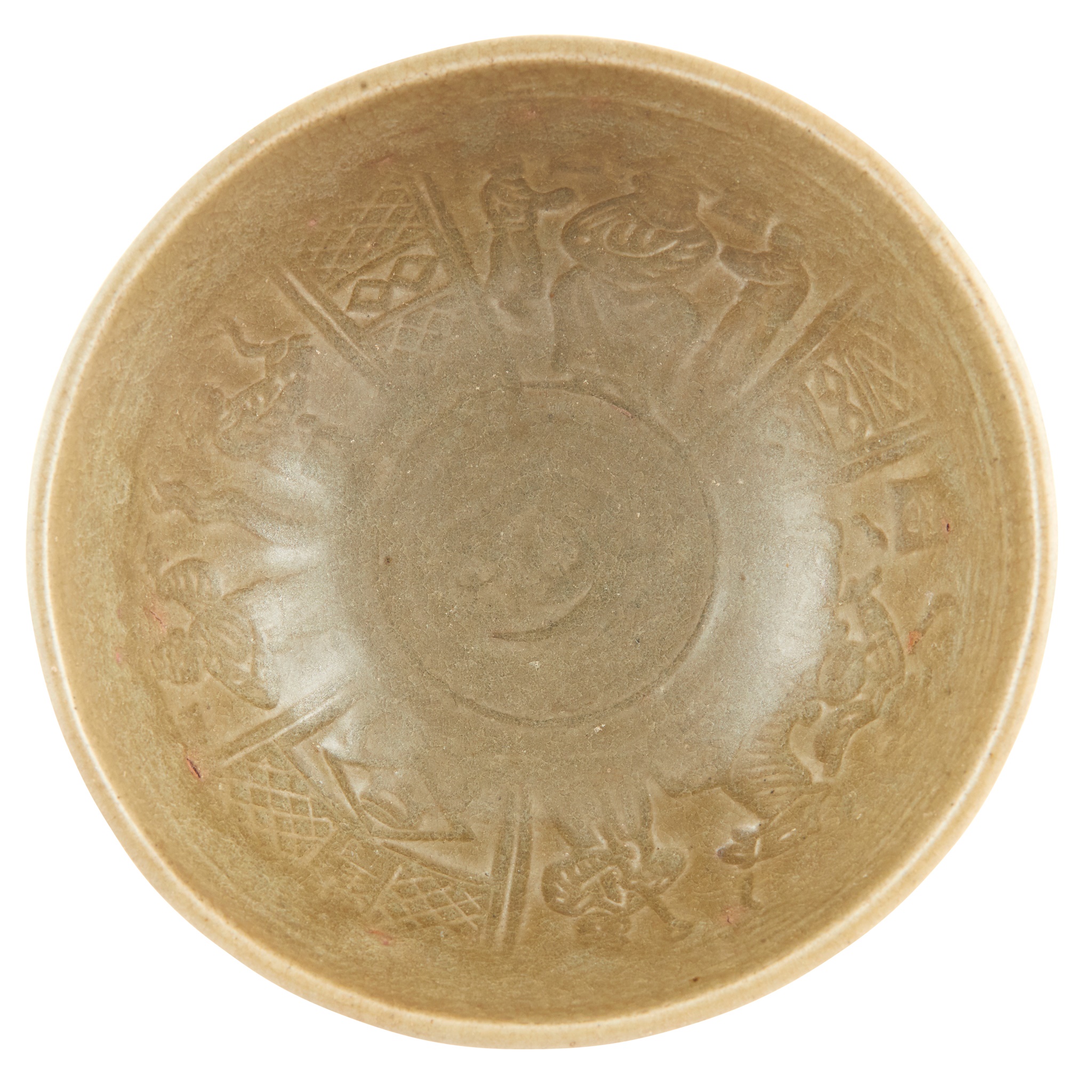 LONGQUAN CELADON MOULDED DEEP BOWL