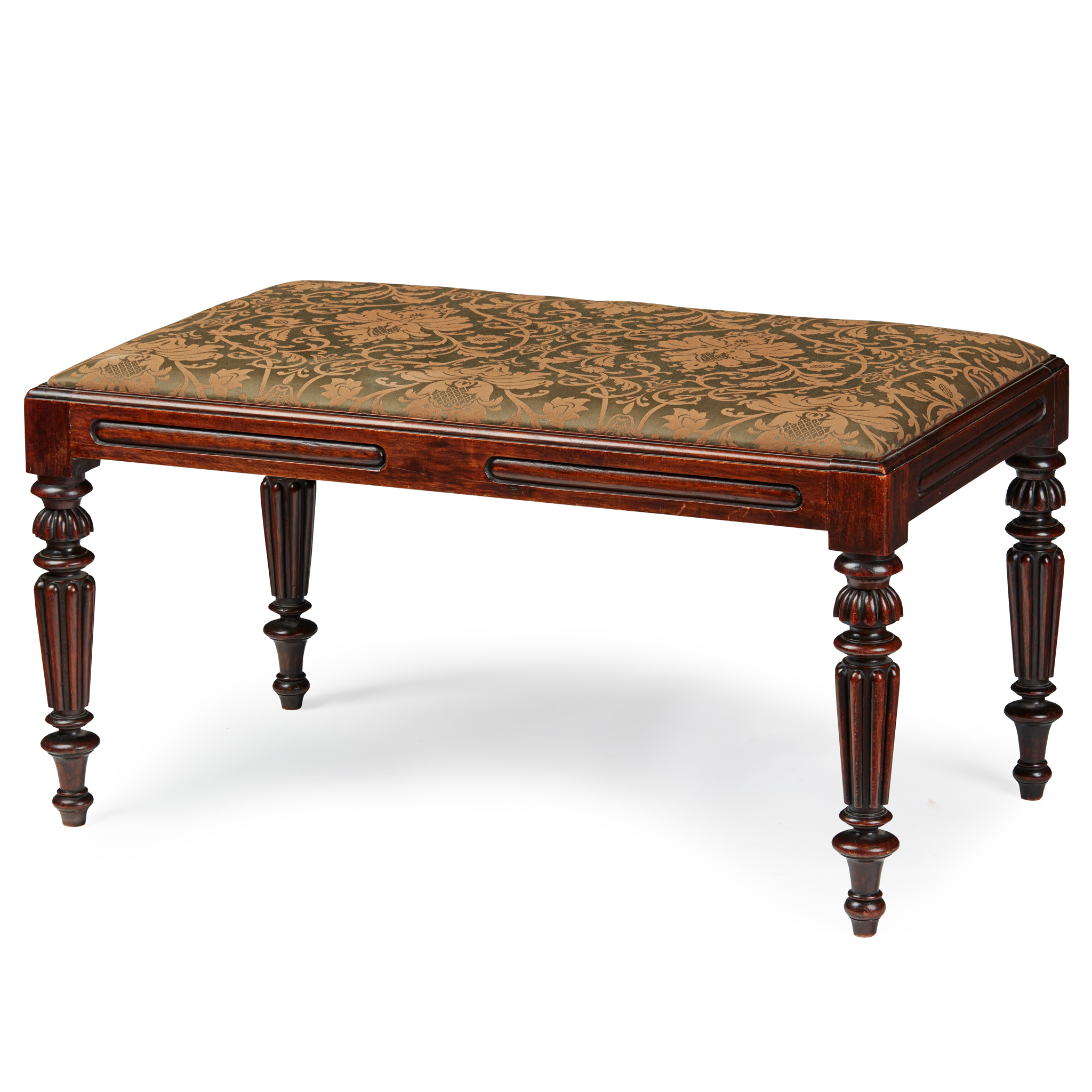 WILLIAM IV MAHOGANY STOOL