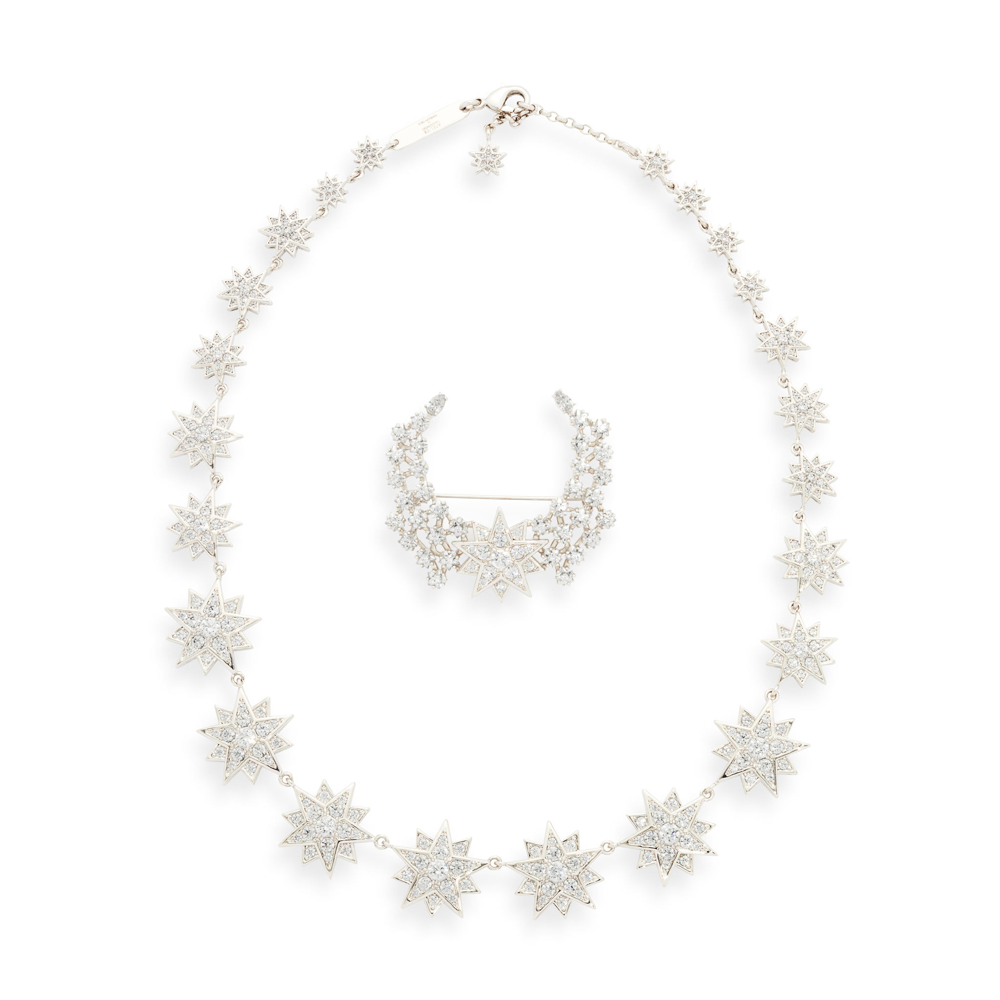 Atelier Swarovski by Penelope Cruz: A Star Necklace and Moon Brooch