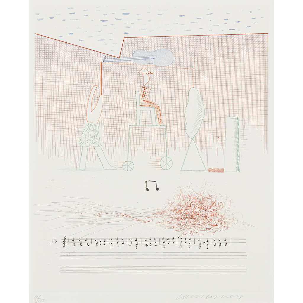 DAVID HOCKNEY O.M, C.H., R.A. (BRITISH B.1937)