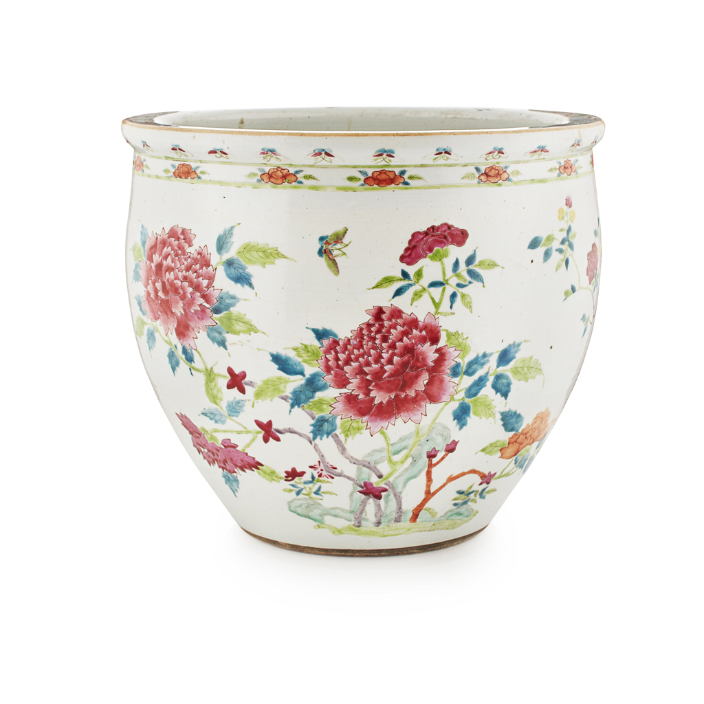 FAMILLE ROSE FISH BOWL