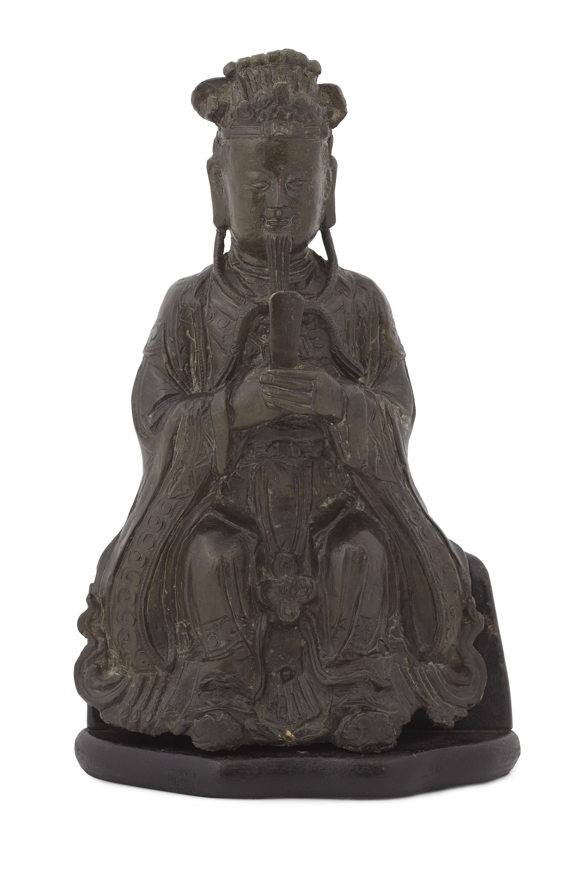 CHINESE BRONZE FIGURE OF AN OFFICIAL